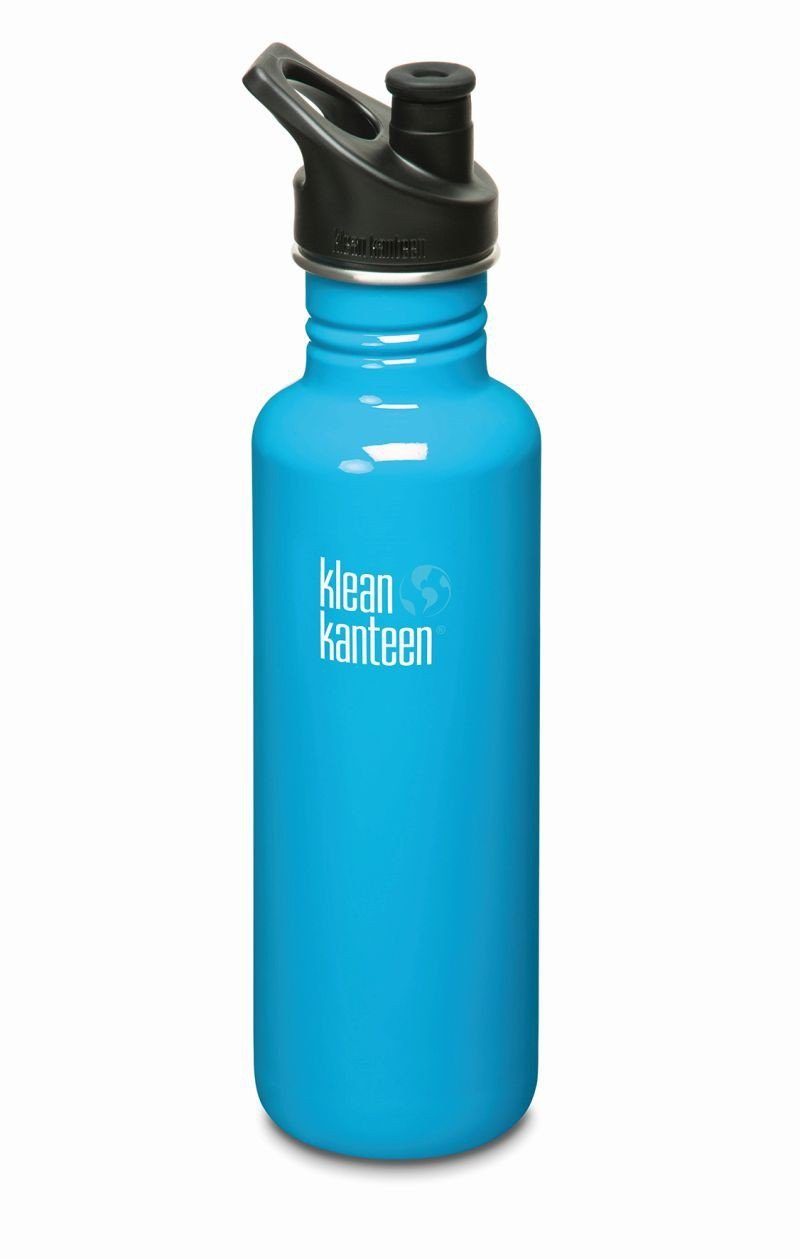 Klean Kanteen Trinkflasche 800ml/27oz (Sport Cap 3.0)Farbe: Channel Island, blau