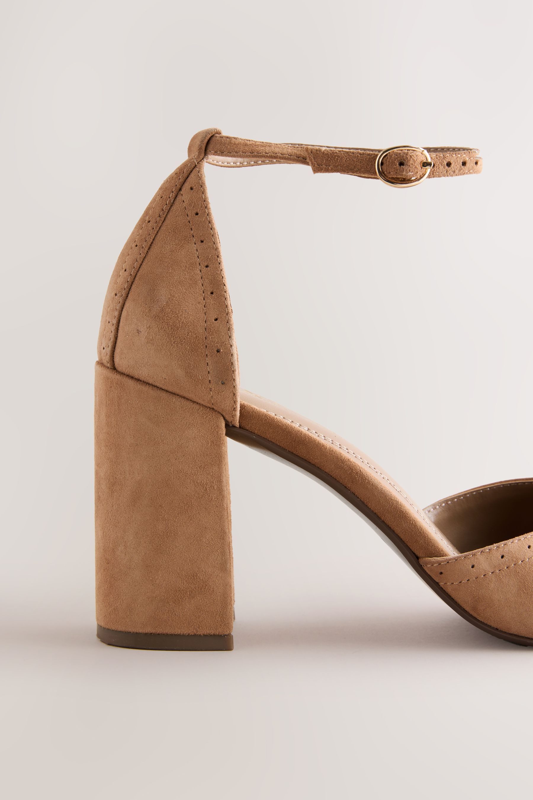 Next Forever Comfort® Ledersandalen mit Knöchelriemen High-Heel-Sandalette (1-tlg)
