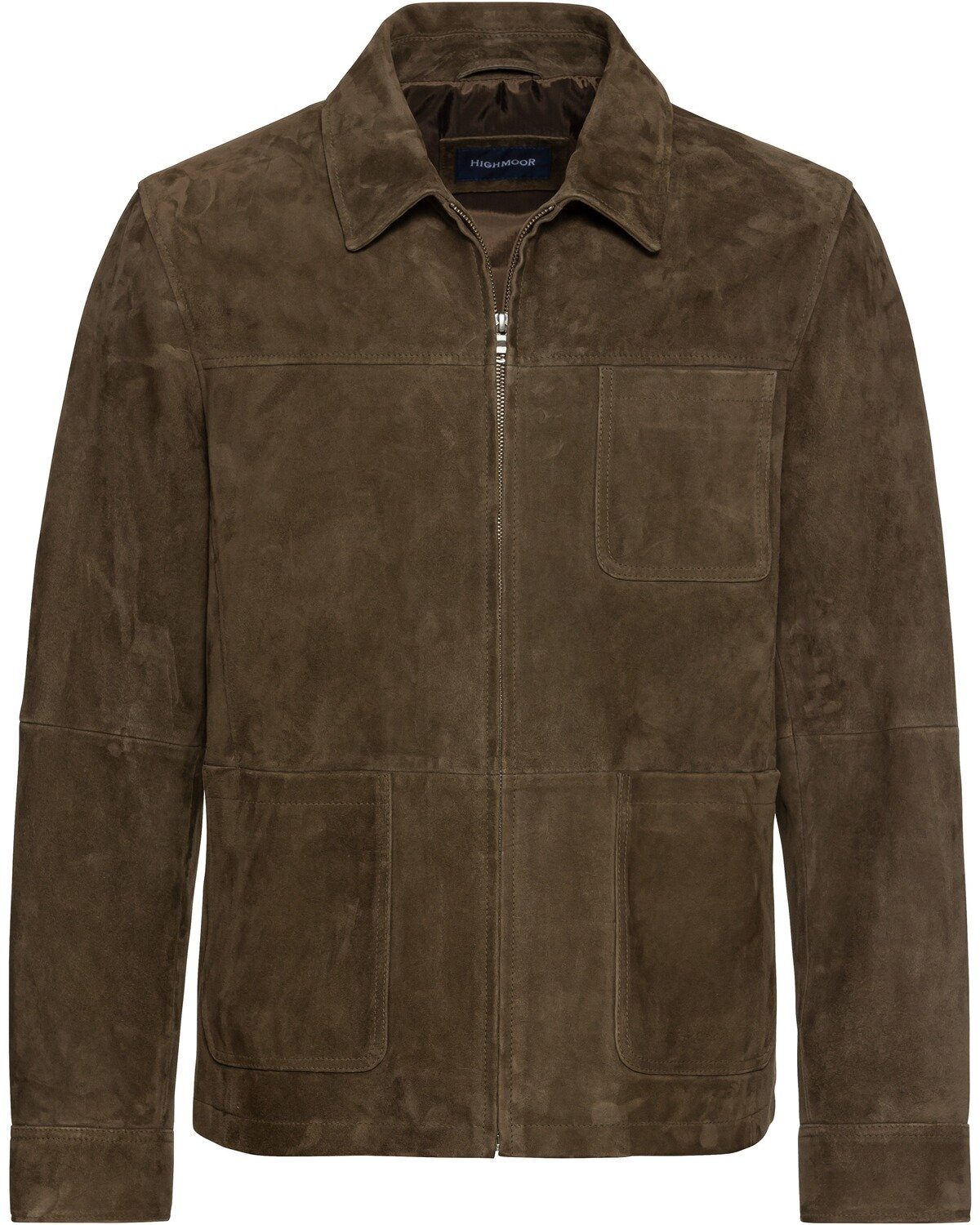 Highmoor Lederjacke Lederjacke mit Zipper günstig online kaufen