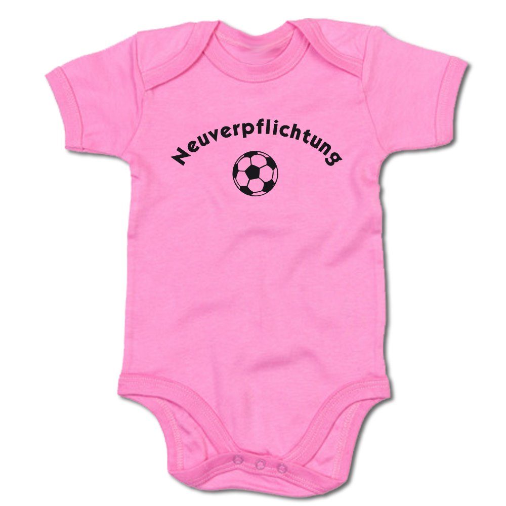 G-graphics Kurzarmbody Neuverpflichtung Baby Body mit Spruch / Motiv / Aufdruck • zur Geburt / Babyparty