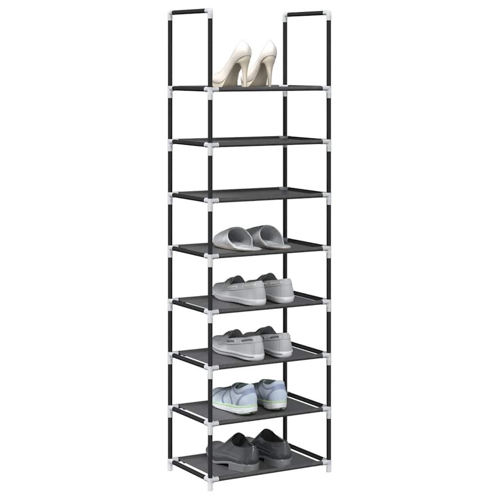 vidaXL Schuhschrank Schuhregal 8-stöckig Schwarz 44x28x145 günstig online kaufen