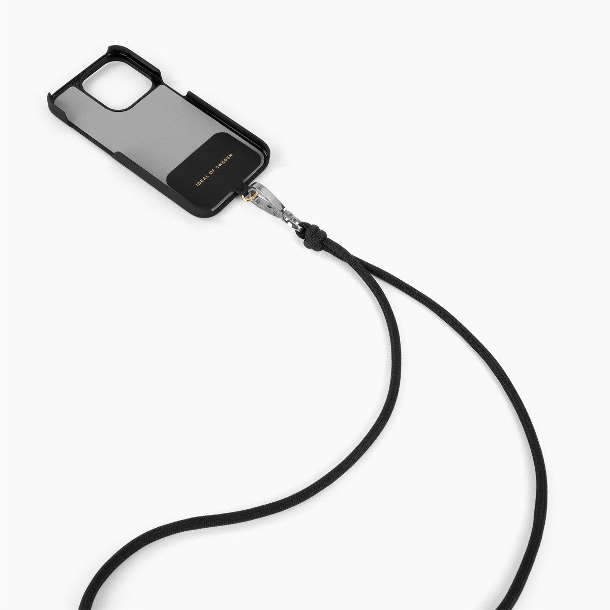 iDeal of Sweden Smartphone-Tragegurt iDeal of Sweden Phone Cord Strap Universal - Coal Black, (1-tlg)