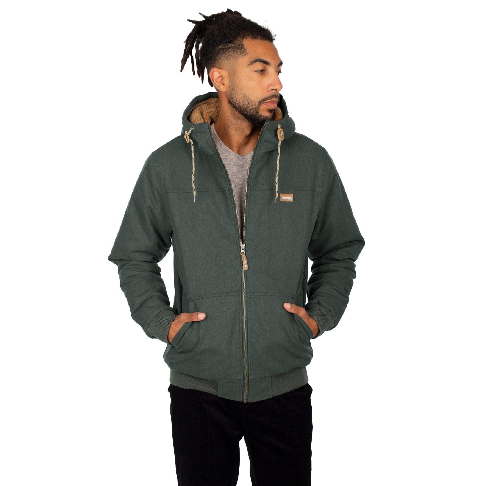 iriedaily Winterjacke Dock36 Swing Jacket gefüttert mit Teddy-Inlay