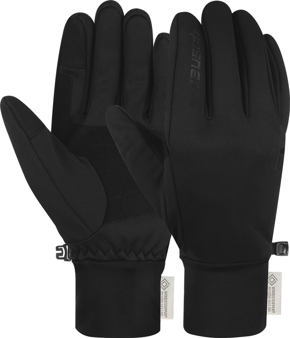 Skihandschuhe Reusch Orion WINDSTOPPER® TOUC BLACK