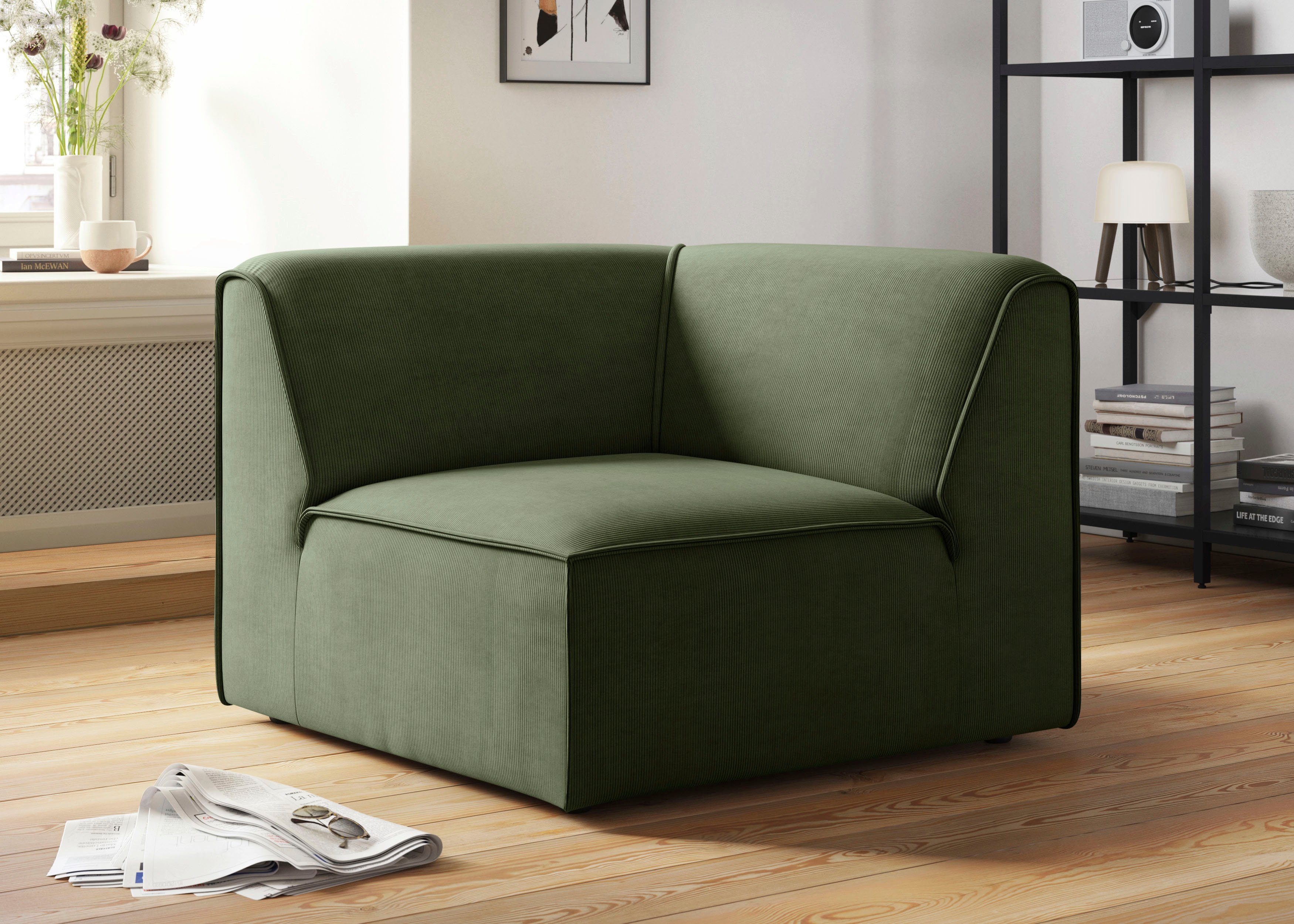 RAUM.ID Sofa-Eckelement Merid, Sofaelement, Maße B/T/H: günstig online kaufen