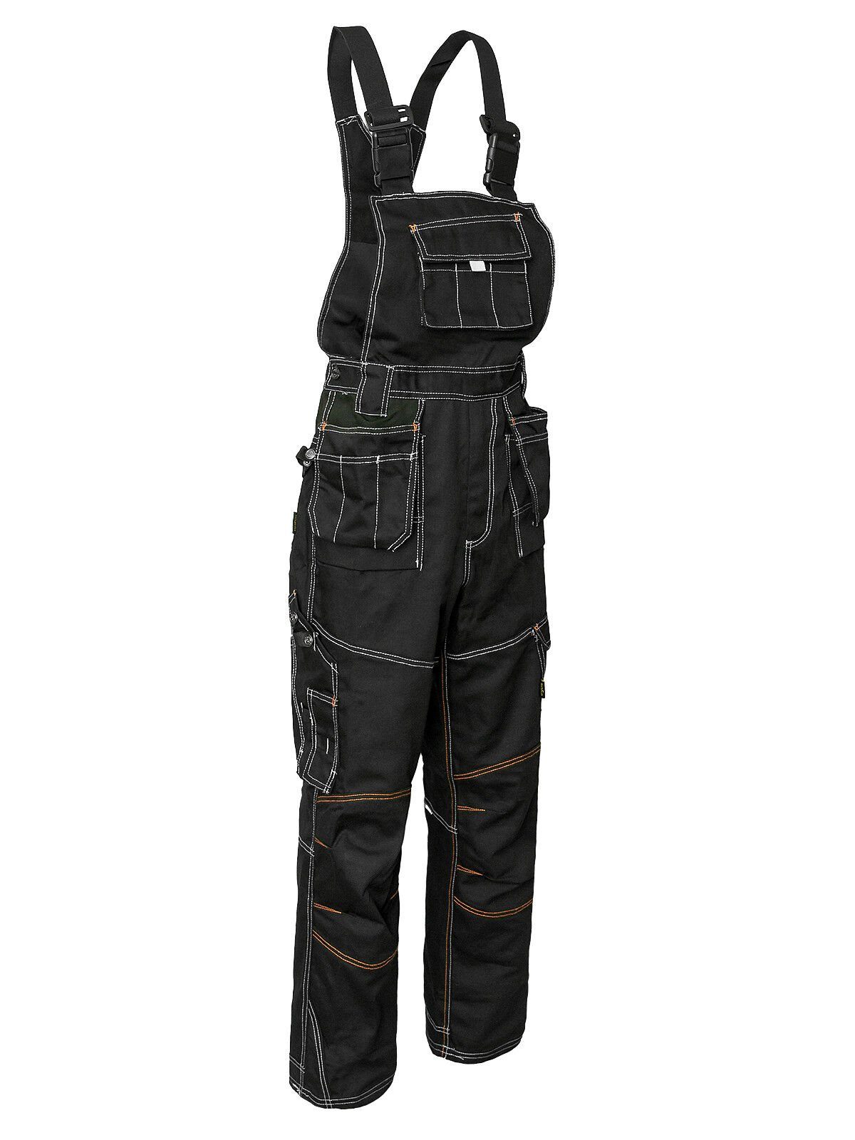 Urgent Arbeitslatzhose Arbeitslatzhose Sicherheitshose Schutzhose Workwear schwarz URGB – Bild 3 von 5