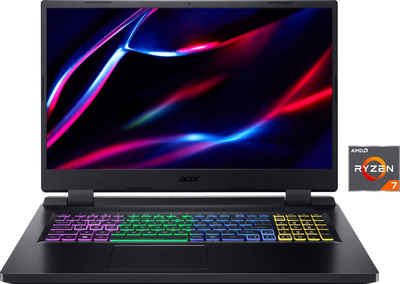 Acer AN517-42-R5A1 Gaming-Notebook (43,94 cm/17,3 Zoll, AMD Ryzen 7 6800H, GeForce RTX 3060, 512 GB SSD)
