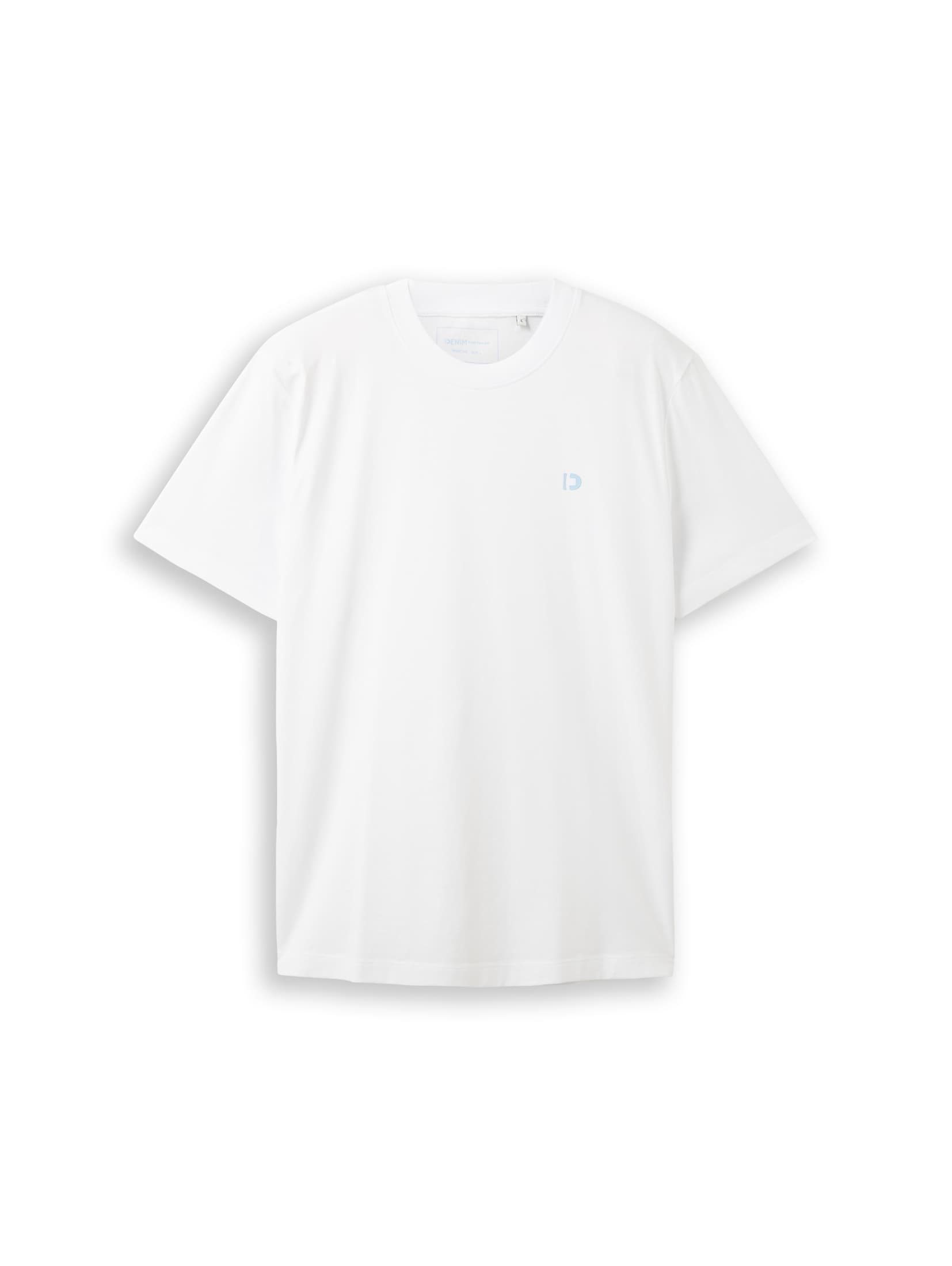 TOM TAILOR Denim T-Shirt T-Shirt (im Einserpack) Basic T-Shirt mit Logo-Print – Bild 2 von 5