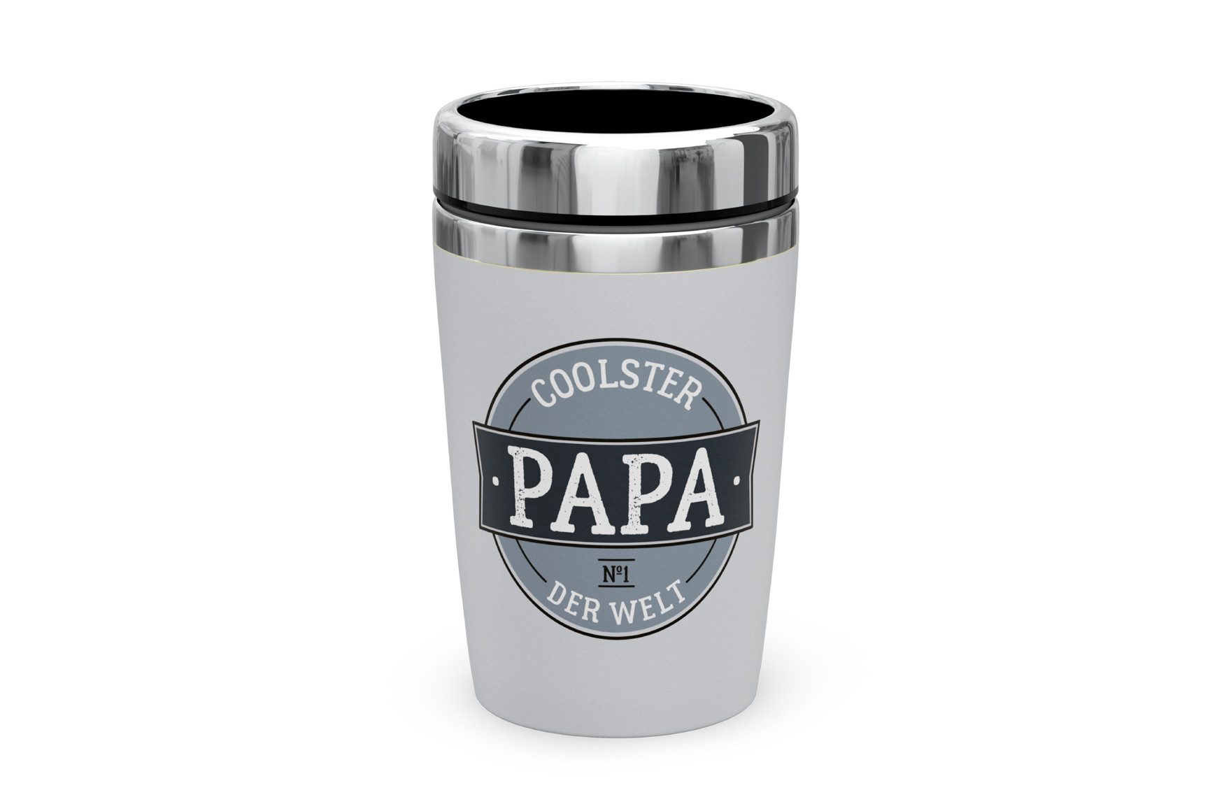 La Vida Thermobecher Thermobecher Isolierbecher Kaffeebecher To Go 240ml la vida, Material: Edelstahl, Kunststoff