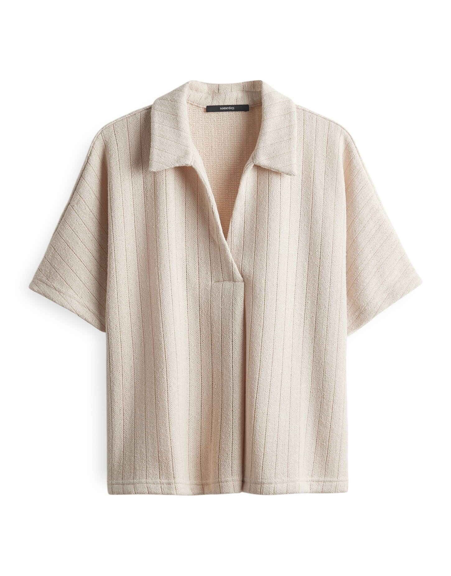 someday Sweatshirt UJADE Loose mit texturierter Rippstruktur günstig online kaufen