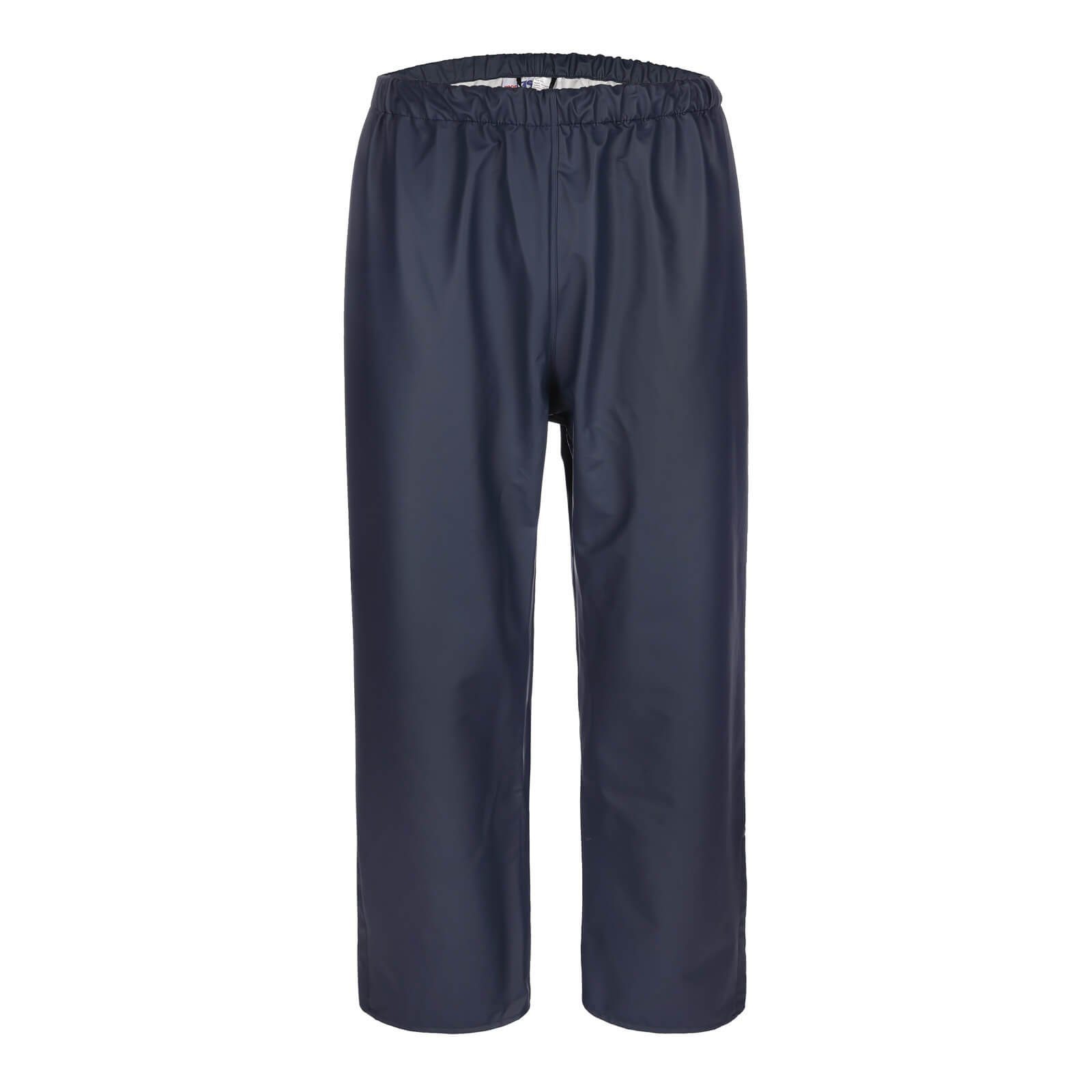 modAS Regenhose 12330 Unisex PU-Regenbundhose Profi – Gummihose Winddicht Wasserdicht