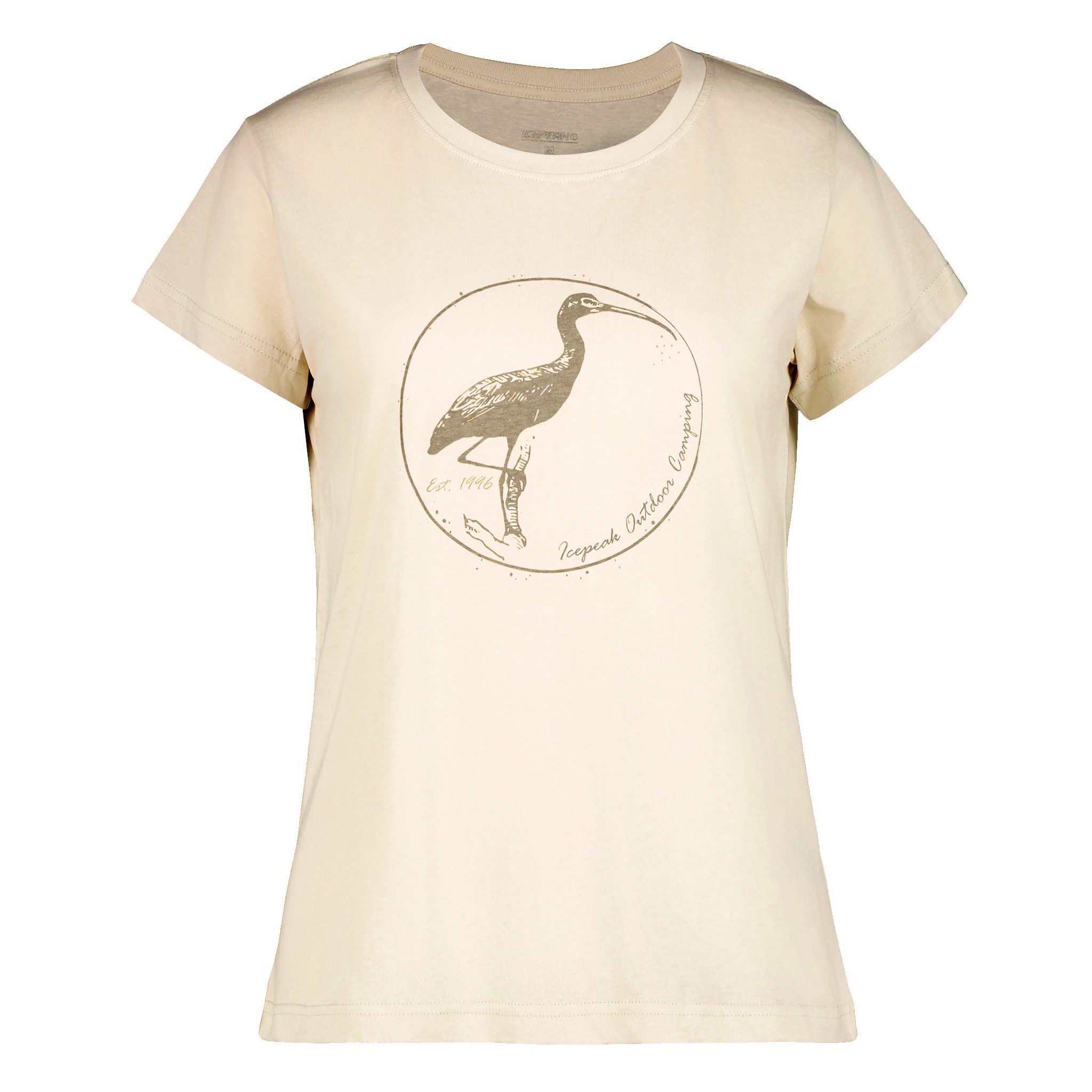Icepeak Kurzarmshirt Mattoon mit Print auf der Vorderseite