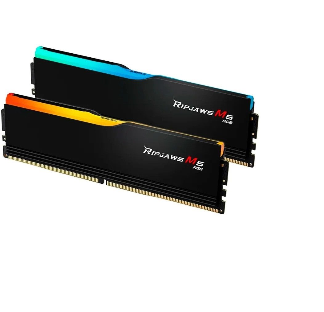G.Skill RAM Ripjaws M5 RGB 64GB DDR5-6000 RAM Desktop PC-Arbeitsspeicher (RGB Beleuchtung, hohe Leistung)