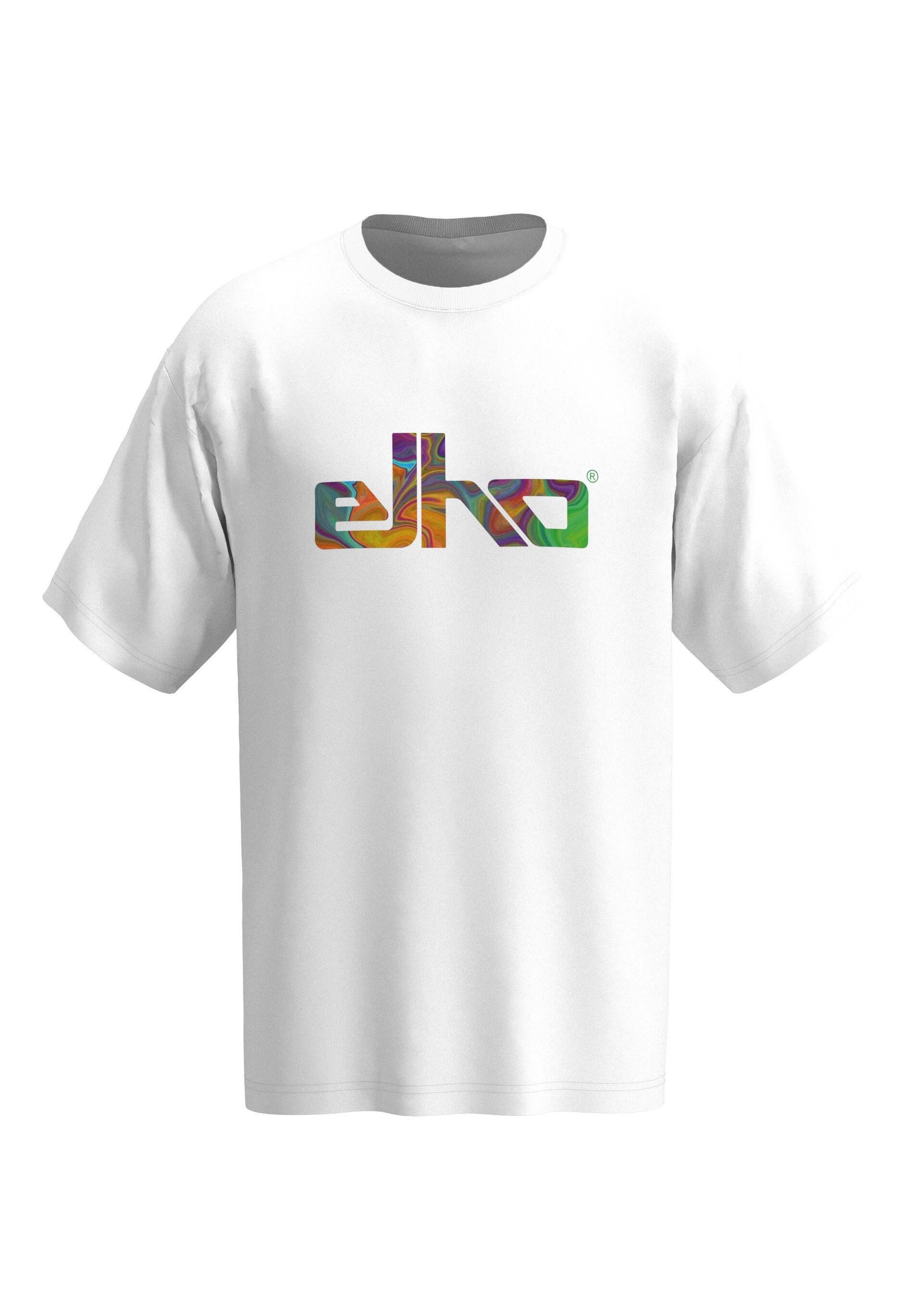 Elho Rundhalsshirt INNSBRUCK (1-tlg) mit elho Logo-Print
