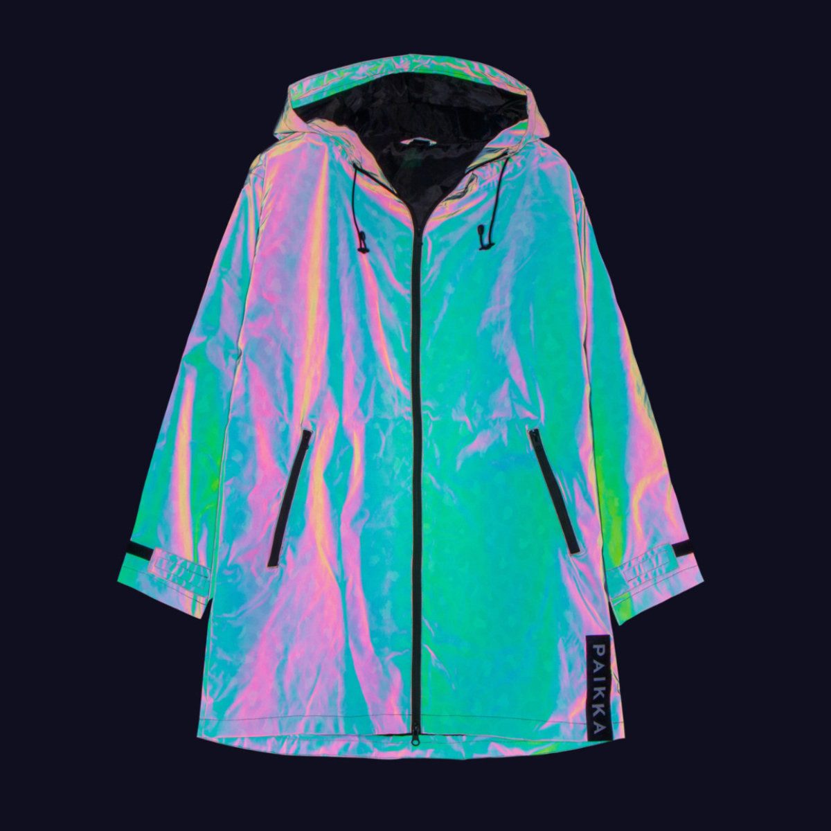 PAIKKA Outdoorjacke Regenmantel für Zweibeiner reflektierend Damen "Human V günstig online kaufen