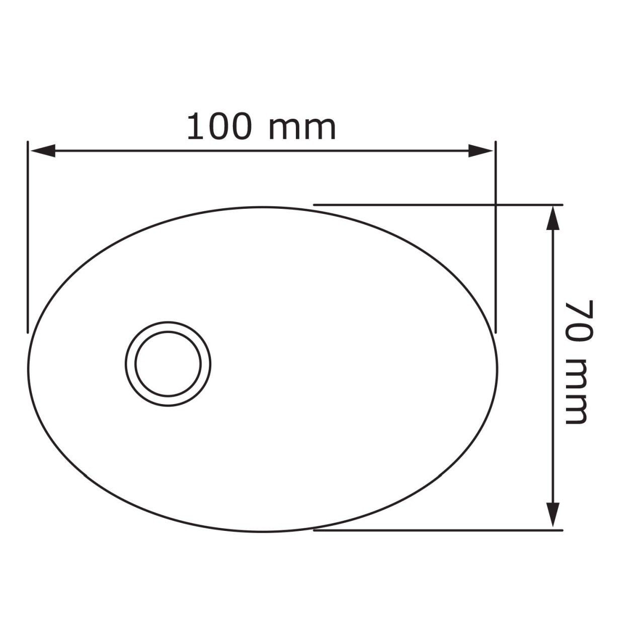 Klingeltaster Bravios Grau Briefkasten Metallic Ellipse