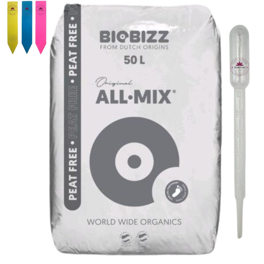Biobizz Blumenerde ALL MIX - PEAT FREE -, Torffreies Substrat für vielseitige Anwendungen