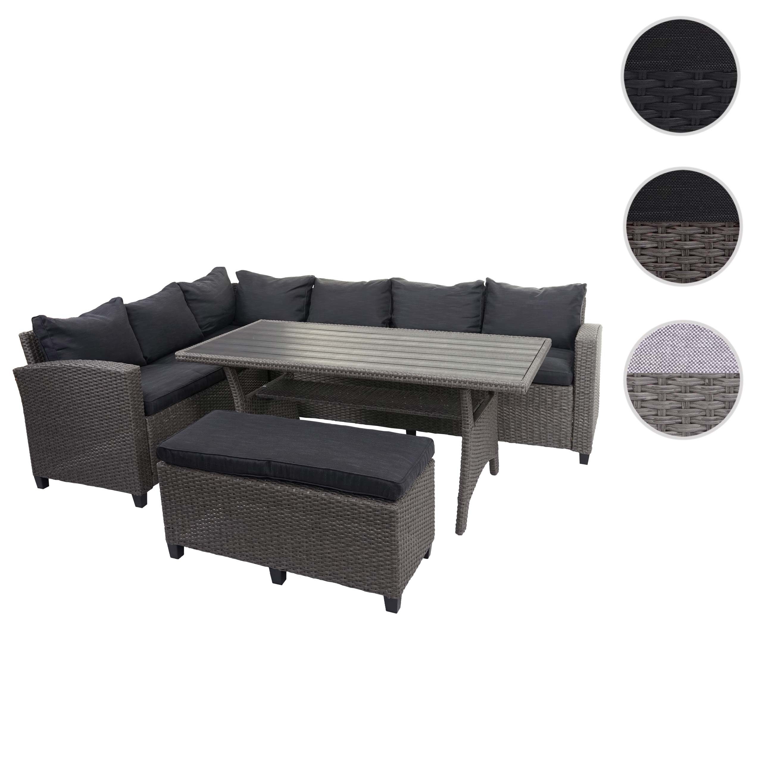 MCW Polstergarnitur MCW-E96, (4-tlg), Tisch mit günstig online kaufen