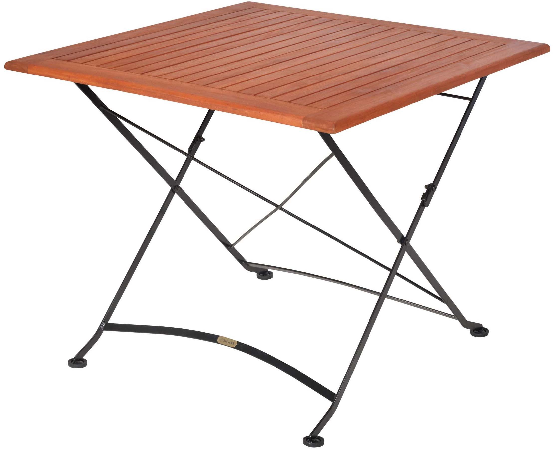 MERXX Garten-Essgruppe Schloßgarten, (3-tlg), 2 Klappstühle mit Gartentisch