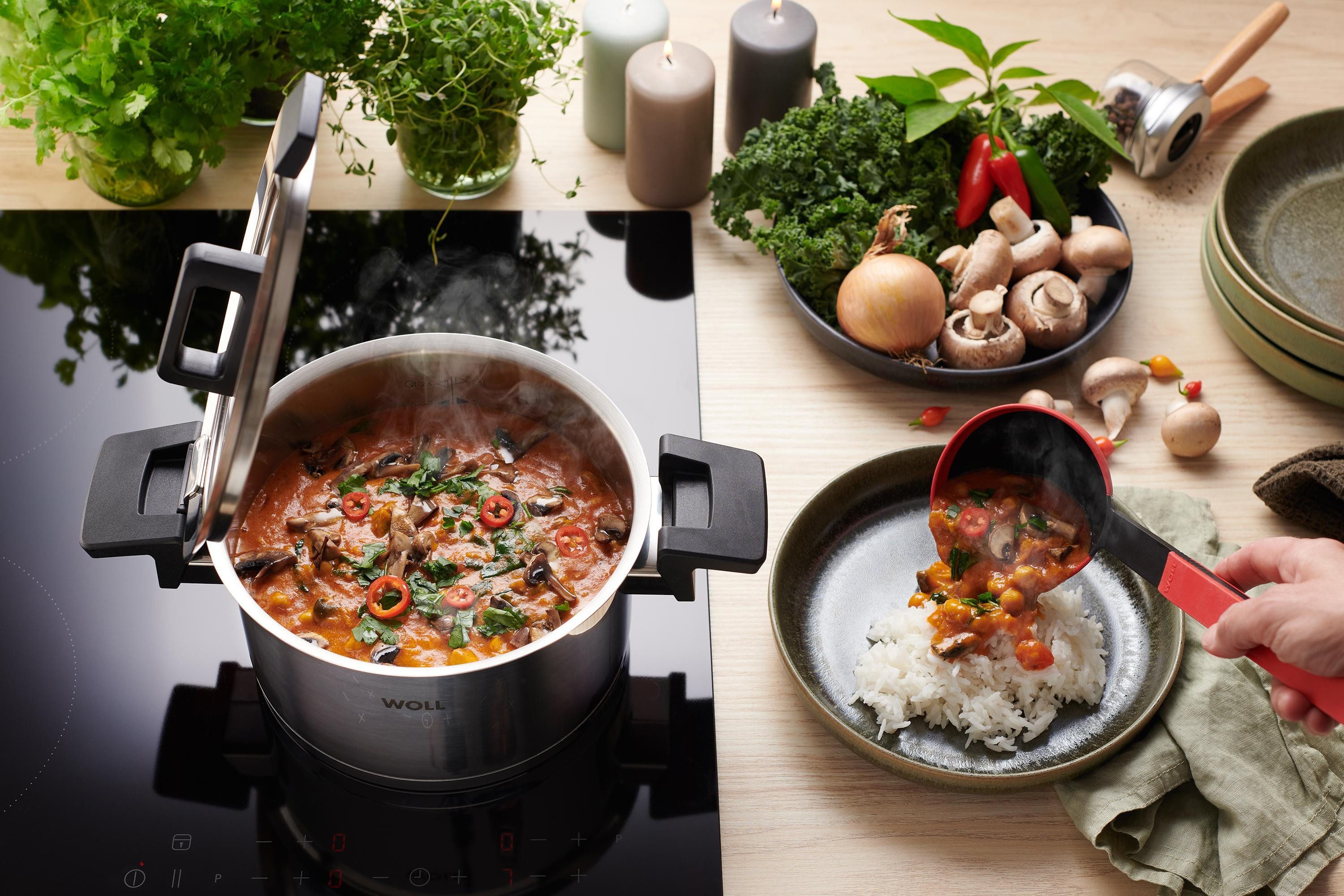 WOLL Suppenkelle Cook it, aus hochwertigem Kunststoff und Silikon