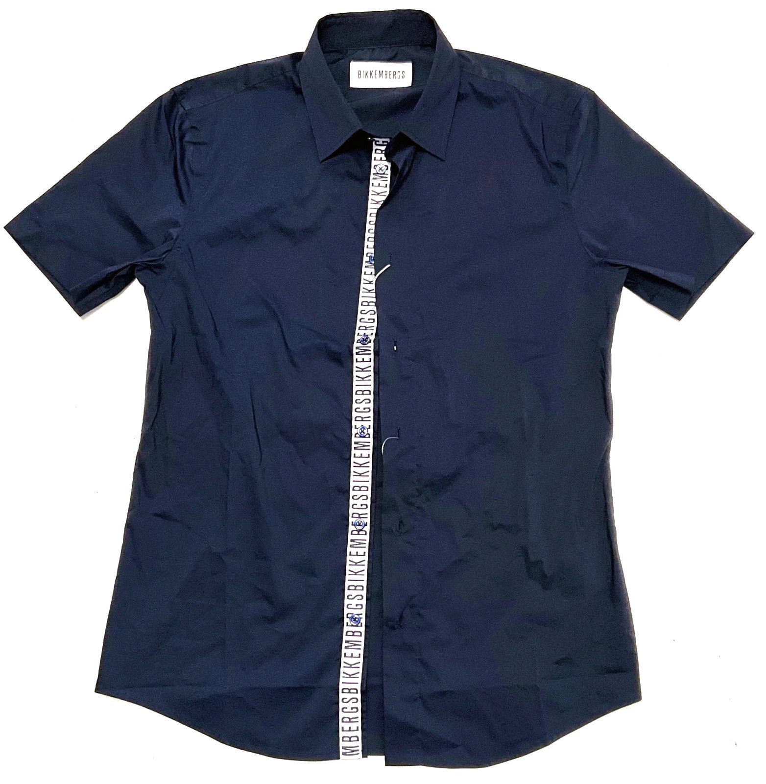 Bikkembergs Kurzarmhemd Bikkembergs Herren Hemd, Bikkembergs Kurvearm Herren Hemd, Blau