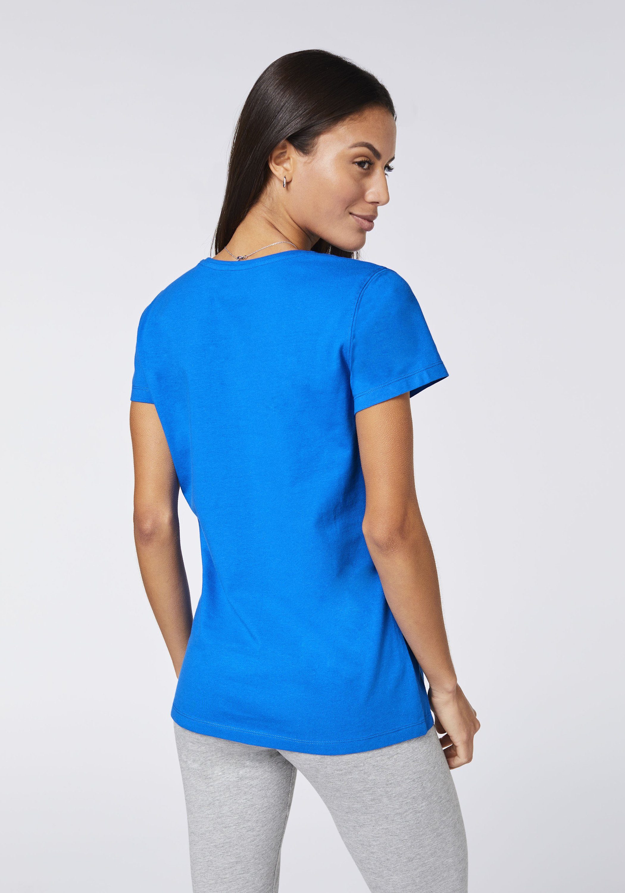 SPORT 19-4150 Princess mit Print-Shirt Logo-Pigment-Print Blue JETTE