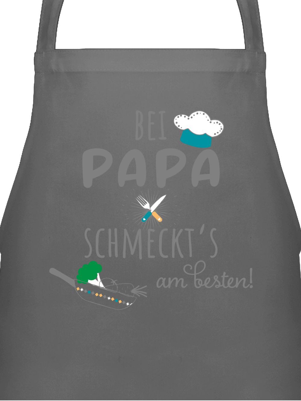 Shirtracer Kochschürze Kochschürze bei Papa schmeckts günstig online kaufen