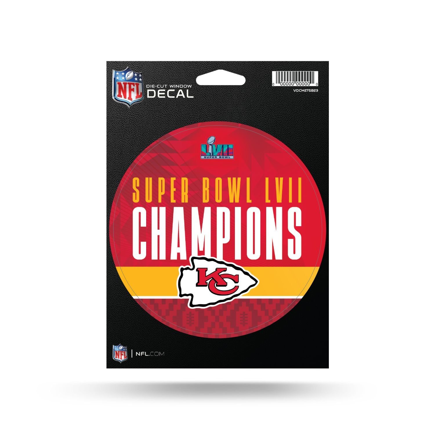 A NFL Wanddekoobjekt Bowl LVII Kansas City Great Chiefs Super Branding Champions
