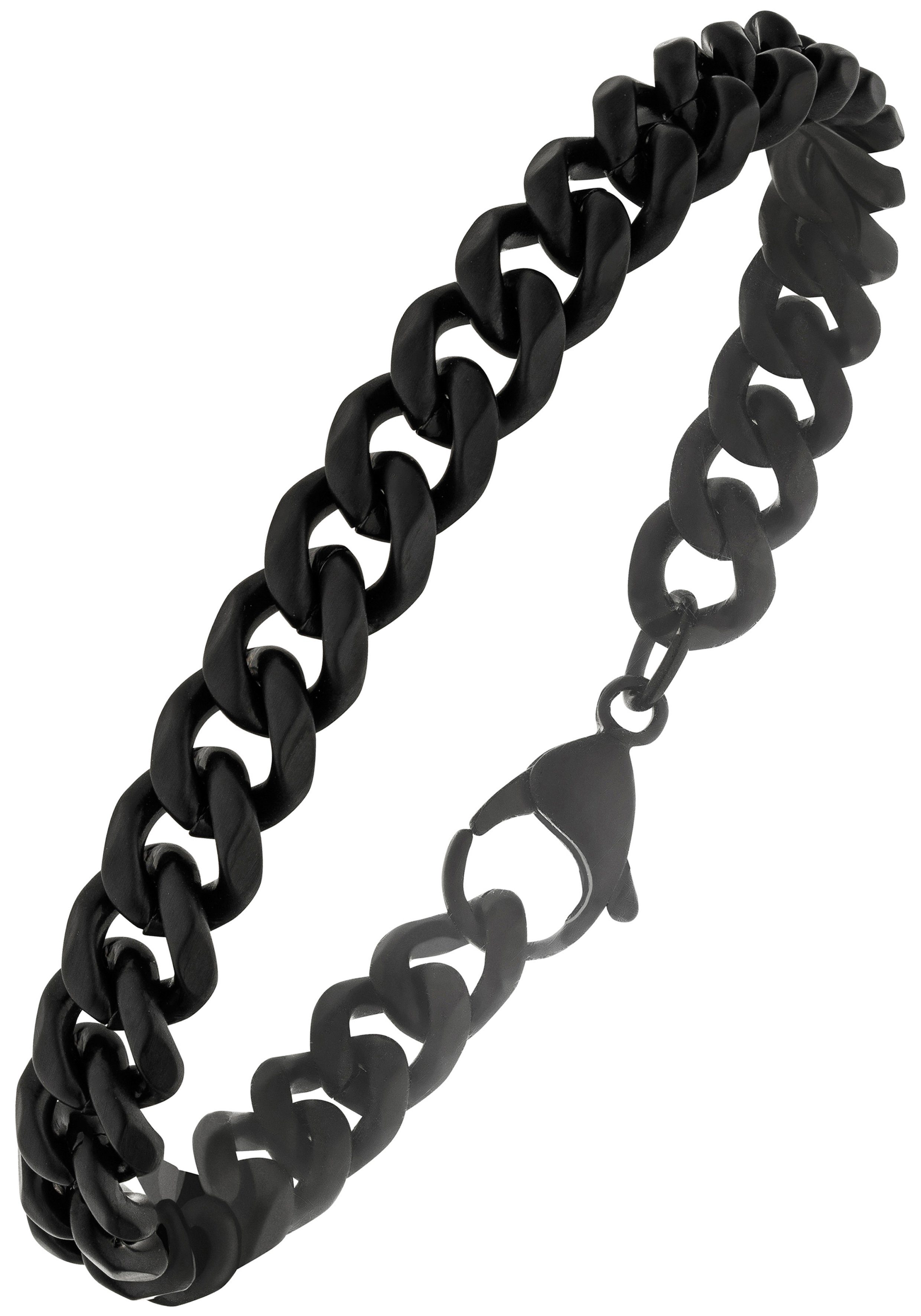 JOBO Armband, aus Edelstahl schwarz beschichtet