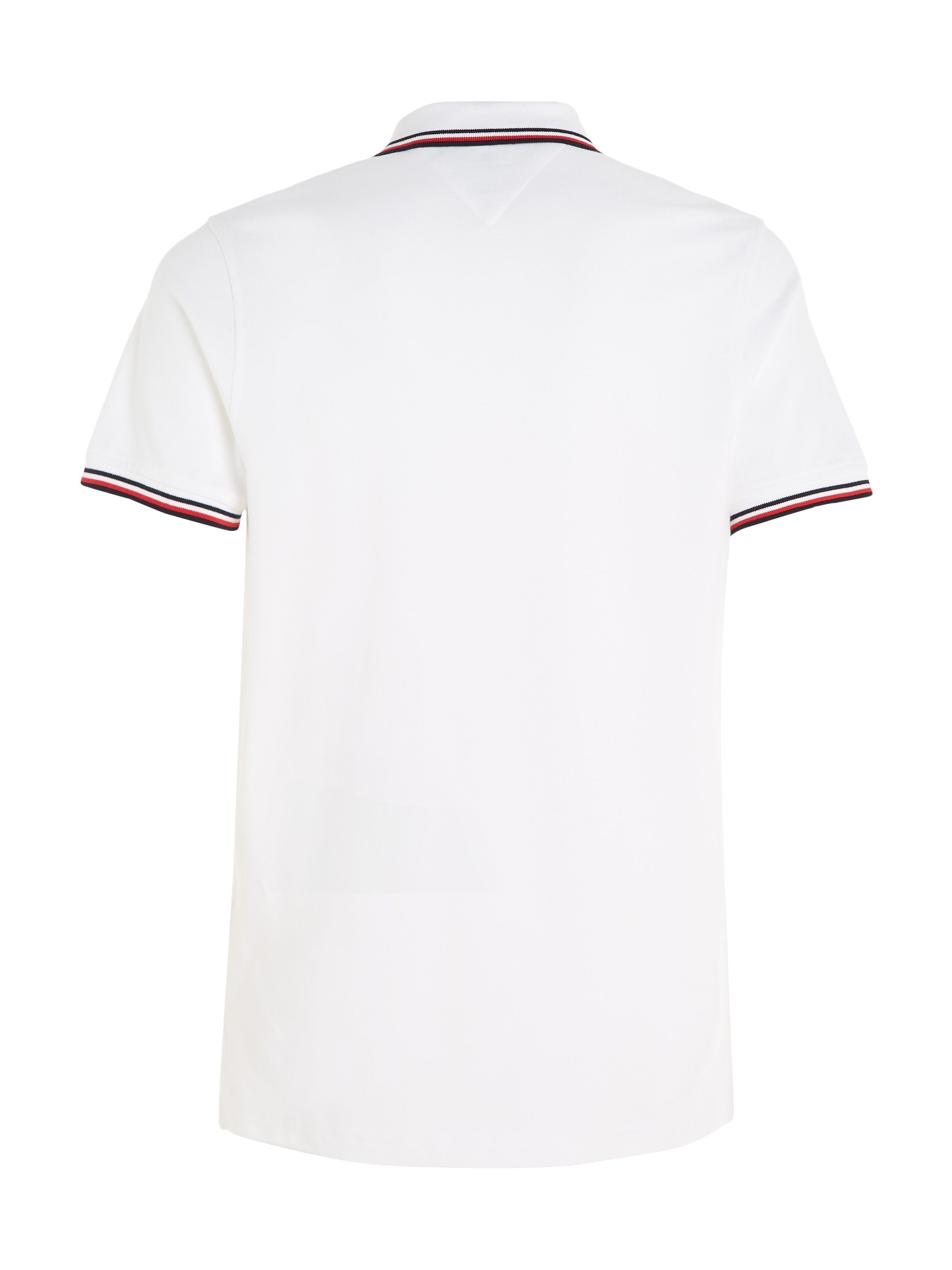 Hilfiger TOMMY POLO Tommy Poloshirt TIPPED white SLIM
