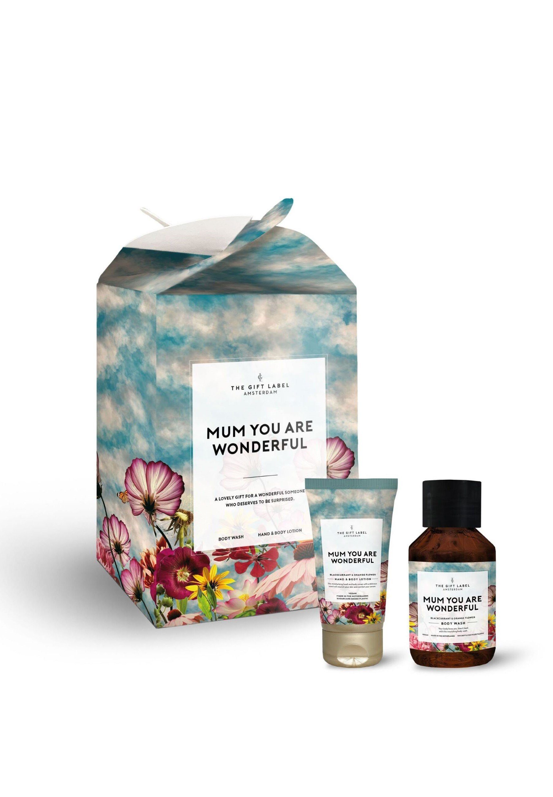 THE GIFT LABEL Hautpflege-Set Mum You Are Wonderful SS22, 2-tlg.