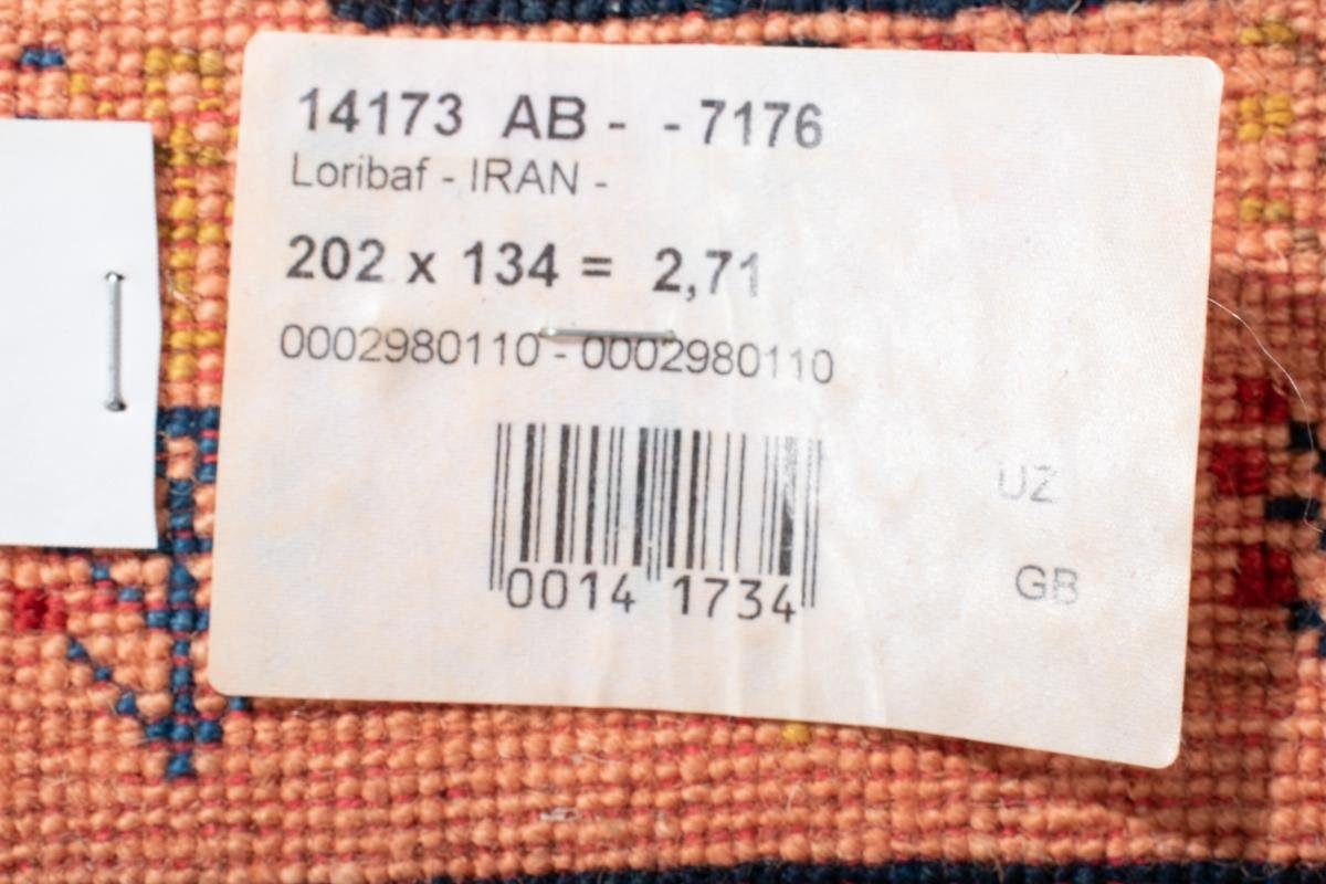 Orientteppich Perser Gabbeh Loribaft 133x203 Orientteppich, Handgeknüpfter rechteckig, 5 mm Moderner Höhe: Nain Trading
