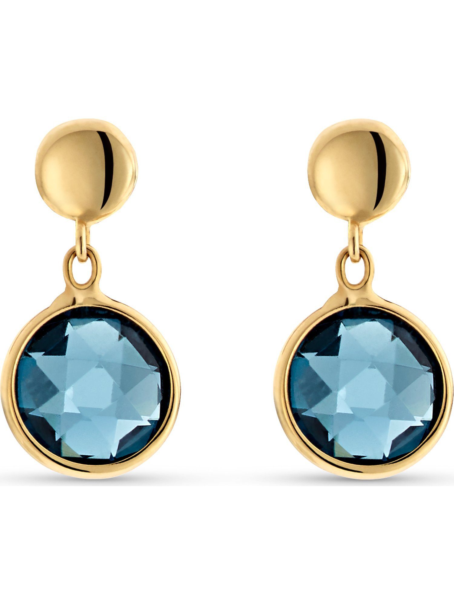 CHRIST Paar Ohrhänger CHRIST Damen-Ohrhänger 375er Gelbgold 2 Topas günstig online kaufen