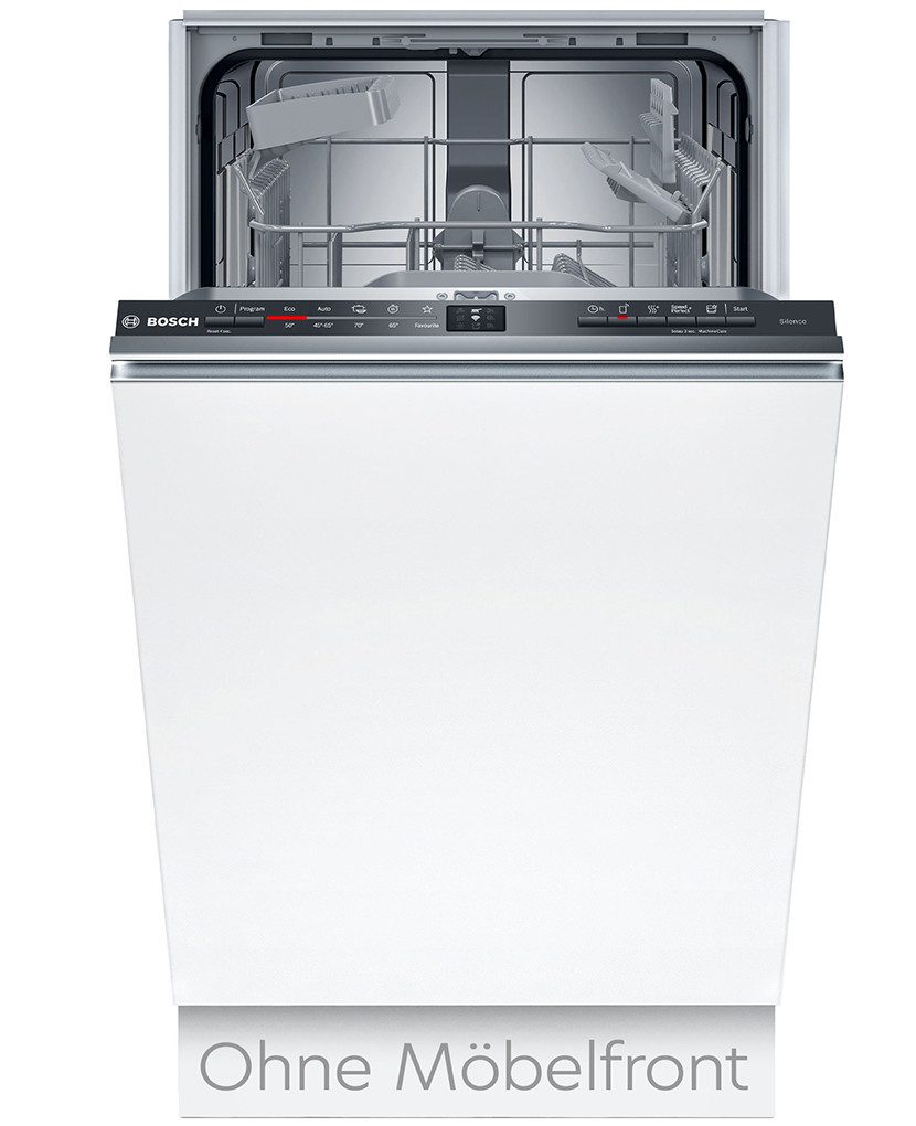 BOSCH vollintegrierbarer Geschirrspüler Serie 2 SPV2HKX42E, 10 Maßgedecke, Selbstreinigendes Sieb mit 3-fach Wellen-Filtersystem
