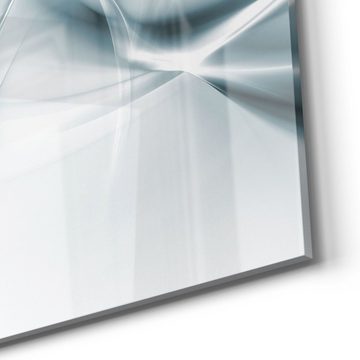 DEQORI Magnettafel 'Chrom Schwingungen', Whiteboard Pinnwand beschreibbar