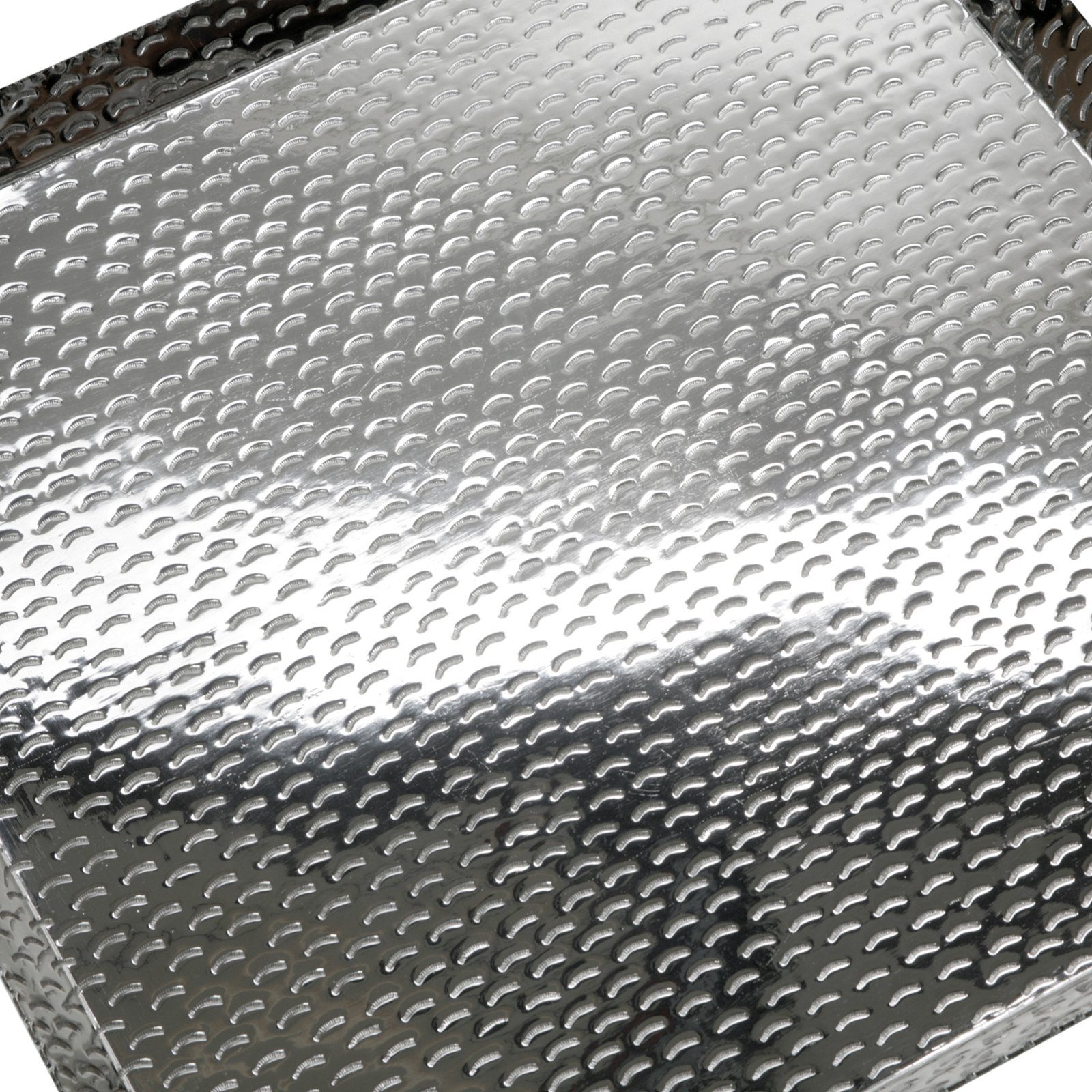 gehämmert Halbmond Dekotablett Brillibrum Tablett Serviertablett Tablett Aluminium