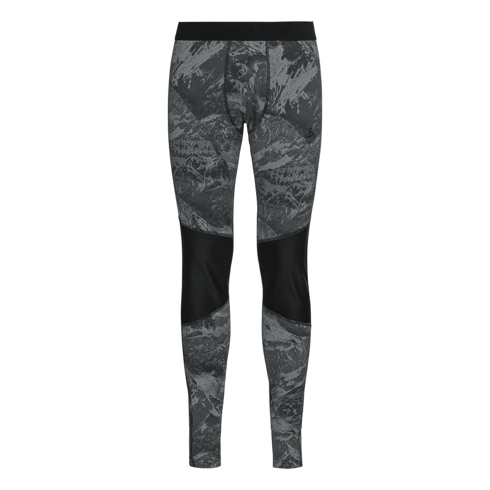 Odlo Funktionsleggings Лосины Whistler Eco Baselayer mit Marken-Logo auf linkem Bein