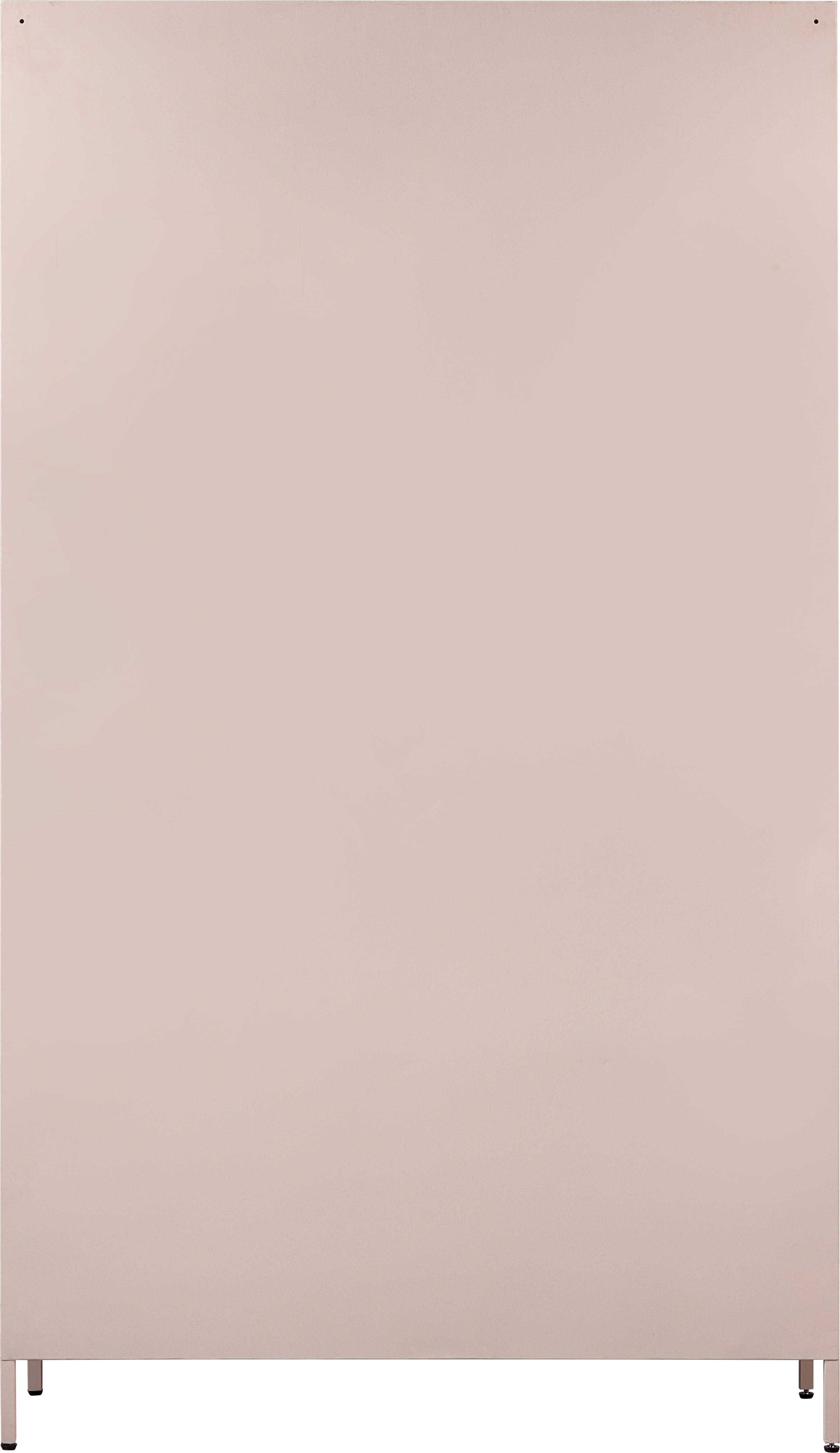 WOOOD Vitrine Ronja XL Metall pulverbeschichtet mit Glastüren, H189 x B110 x T43 cm Tragkraft 20 kg pro Boden, einfach zu montierbar, pfleigleicht