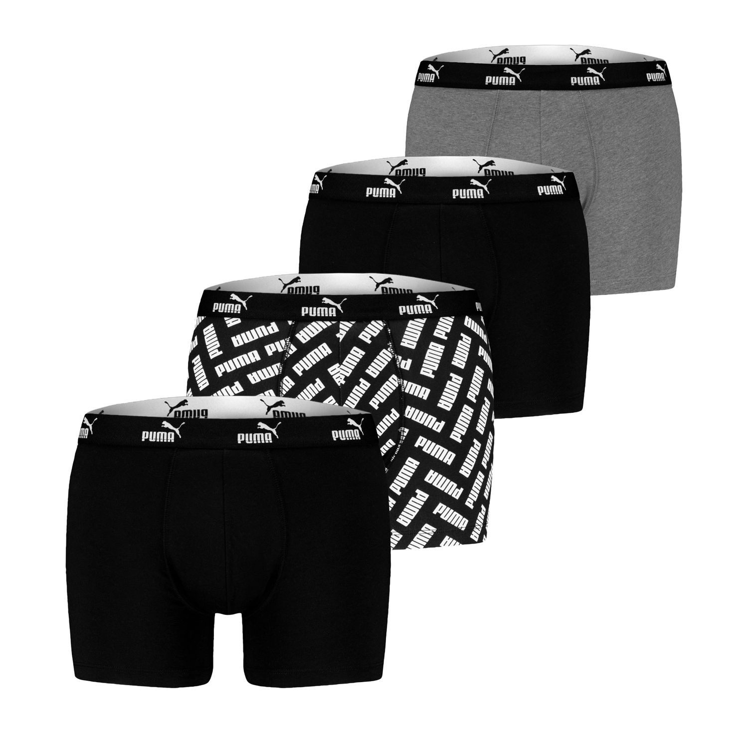 PUMA BODYWEAR Boxershorts Everyday (Mehrpack, 4-St., Set) Webgummibund, Log günstig online kaufen