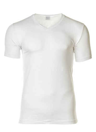 Novila T-Shirt »Herren T-Shirt - V-Ausschnitt, Stretch Cotton,«