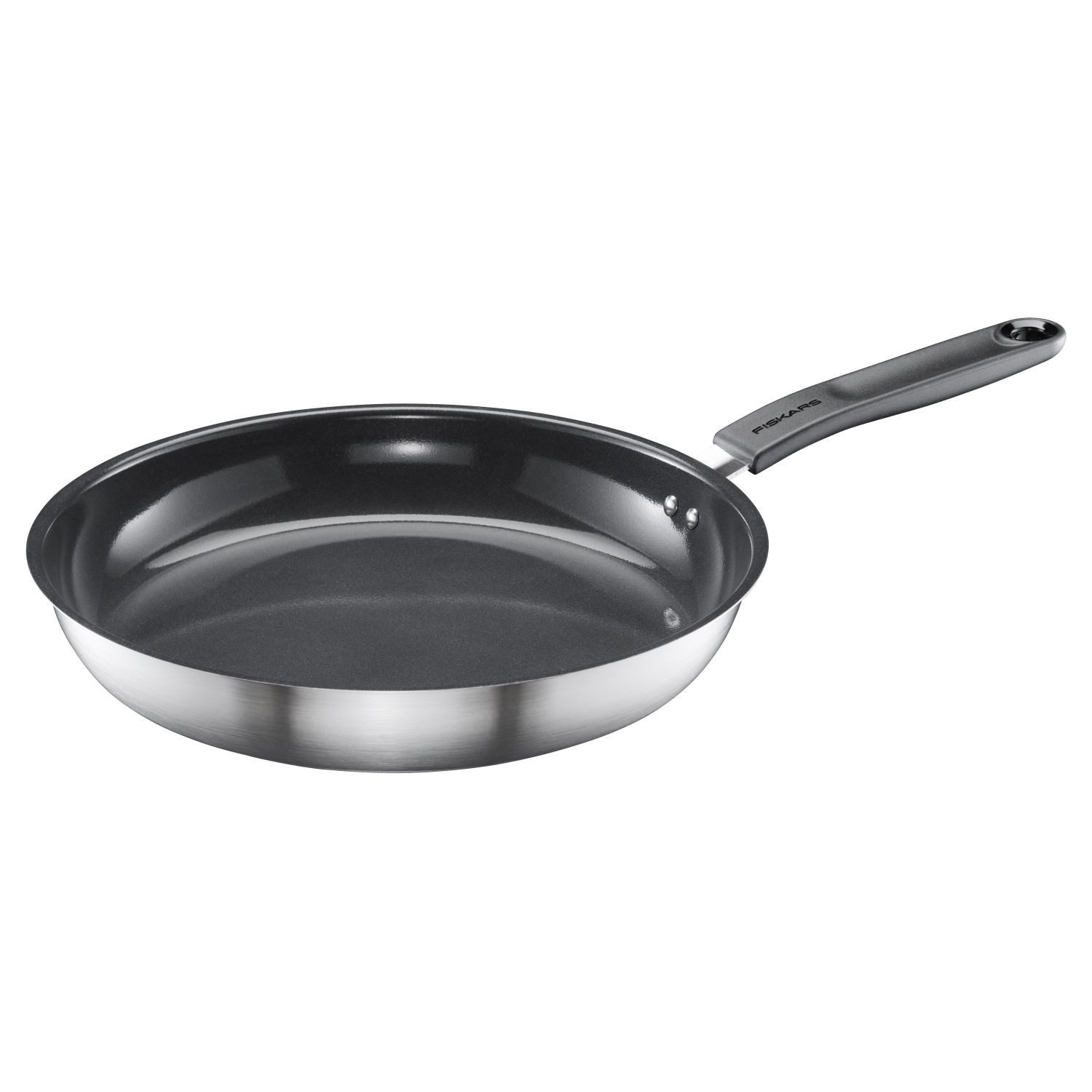 Fiskars Bratpfanne Functional Form mit keramischer Antihaftbeschichtung 28 cm, Stahl (1-tlg)