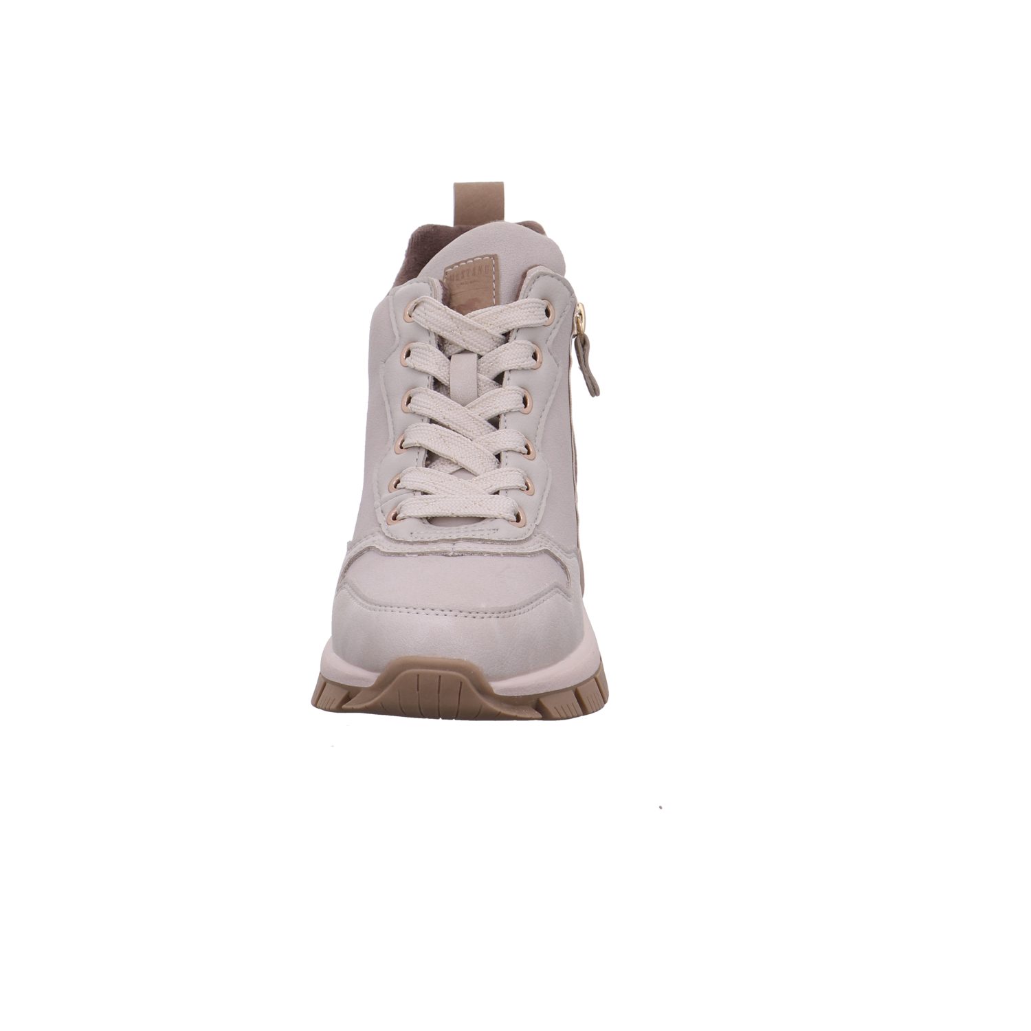 Mustang Shoes Mustang beige Schnürstiefelette günstig online kaufen