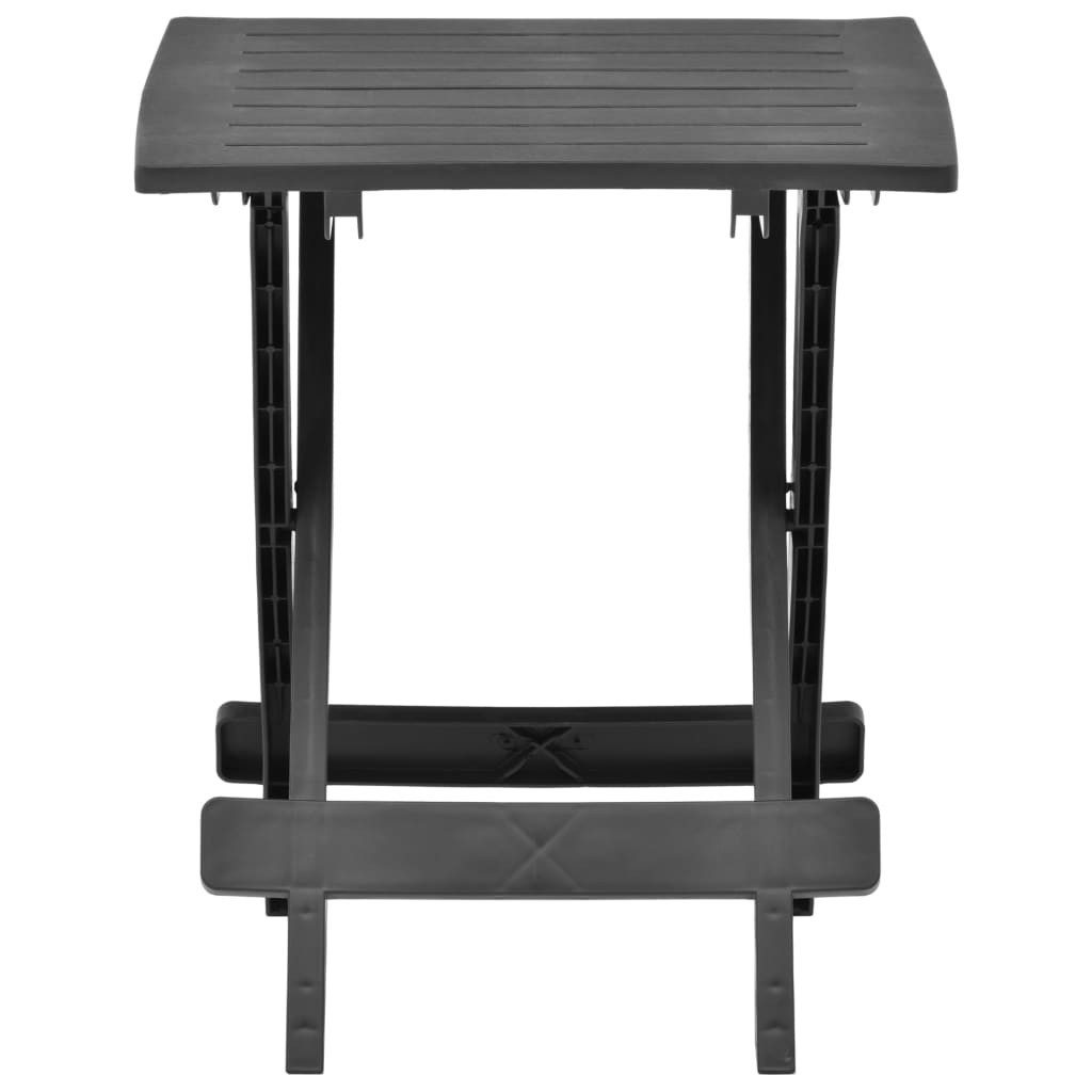 vidaXL Gartentisch Gartentisch Klappbar Anthrazit 45x43x50 günstig online kaufen