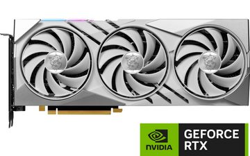 MSI GeForce RTX 4070 GAMING X SLIM WHITE 12G Grafikkarte (12 GB, GDDR6X)
