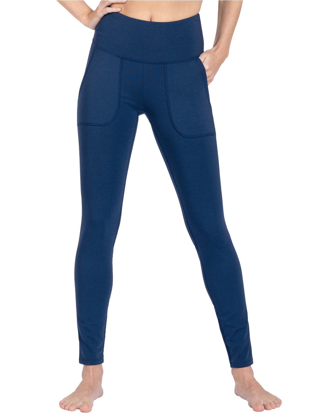 Magadi Leggings Kate aus weichem Naturmaterial mit Taschen