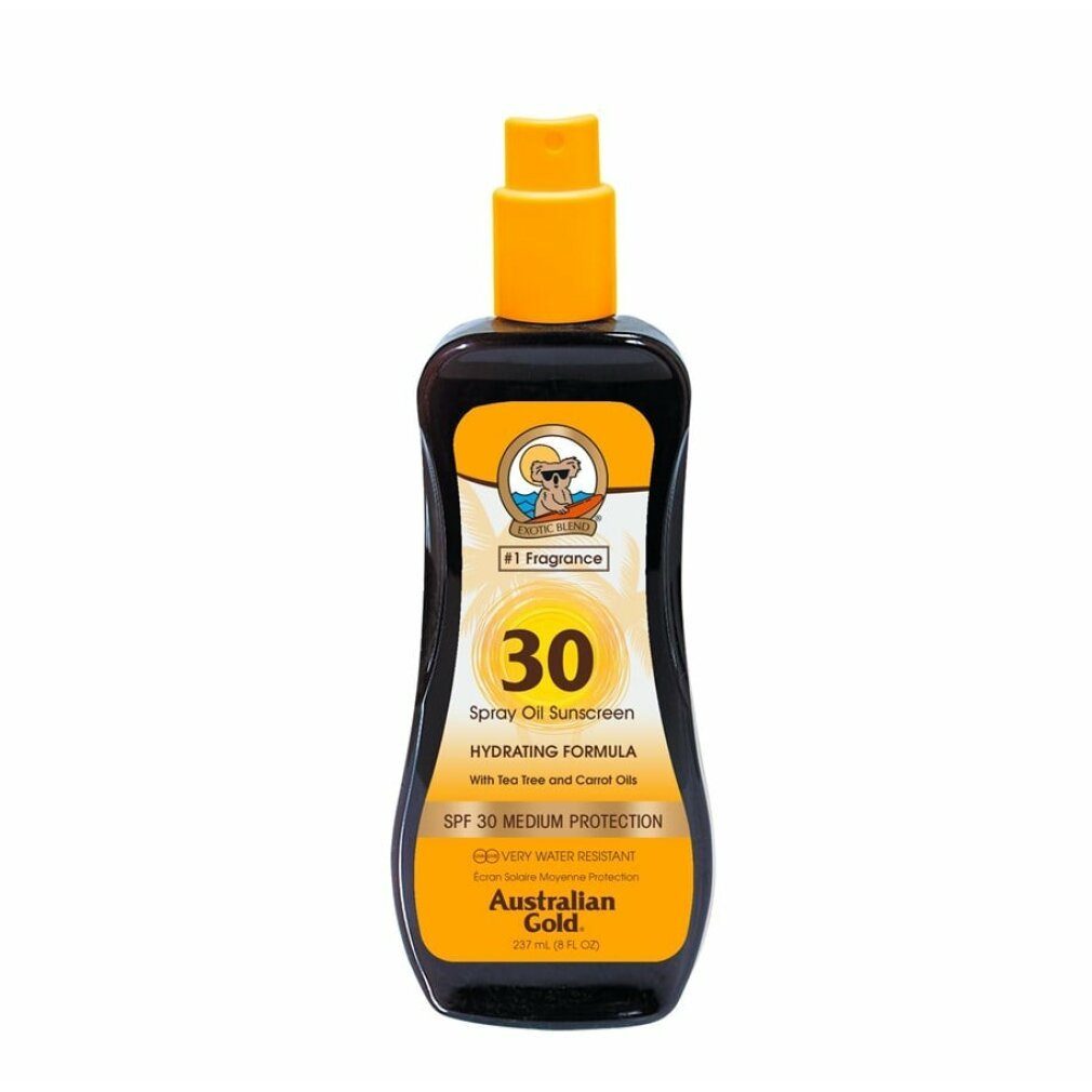 Australian Gold oil 237 hydrating Sonnenschutzpflege spray carrot SUNSCREEN SPF30 ml with