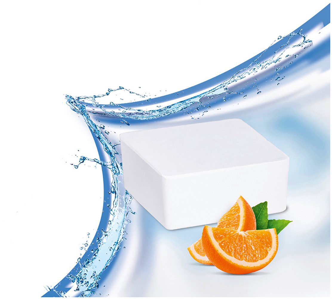 WENKO Raumentfeuchter-Nachfüllpack Modell Cube, für Raumentfeuchter Cube 500 g, Orange, reduziert Luftfeuchtigkeit ohne Strom, für Räume bis 40 m³