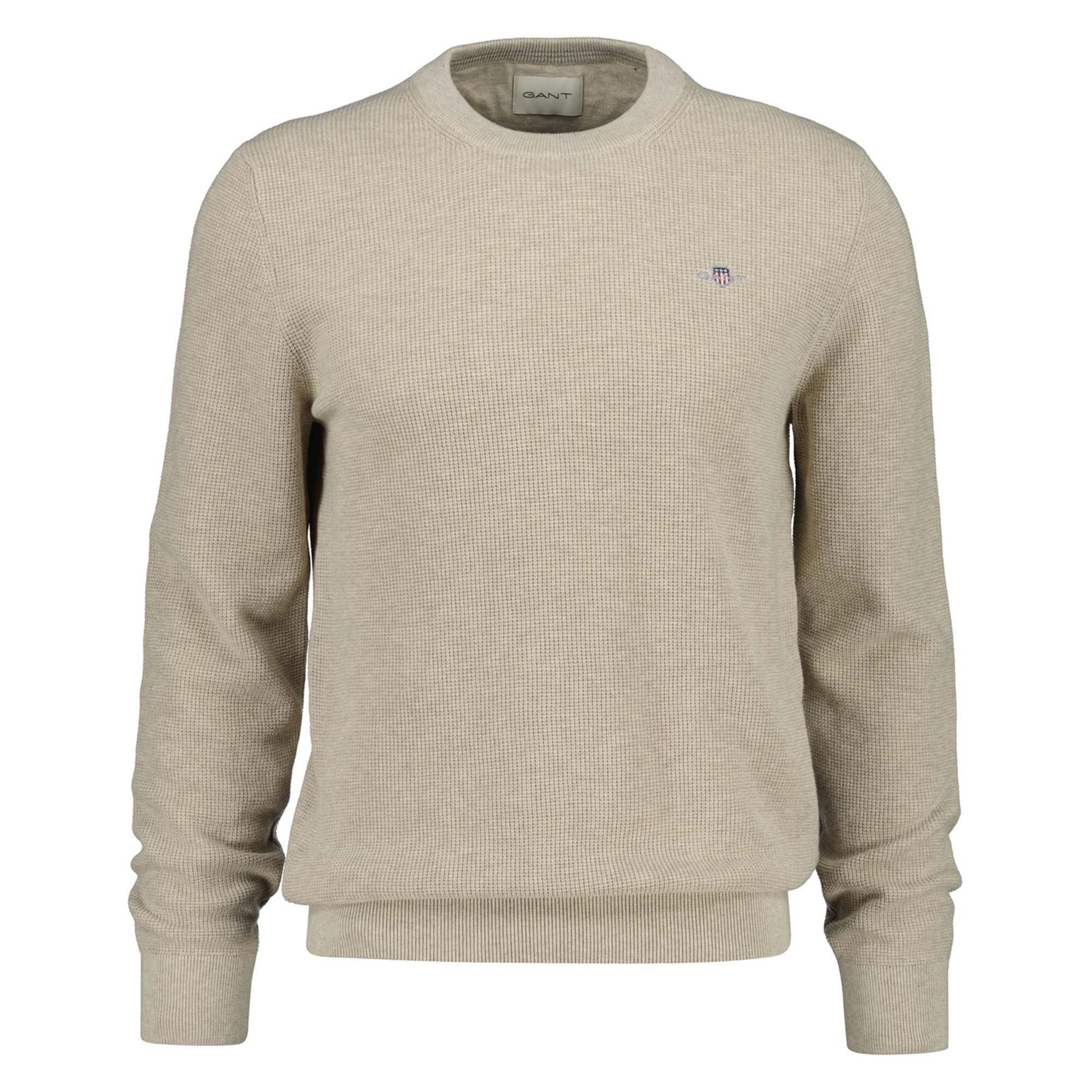 Gant Sweatshirt Herren Strickpullover 1er Pack Baumwolle (Packung, 1er Pack)
