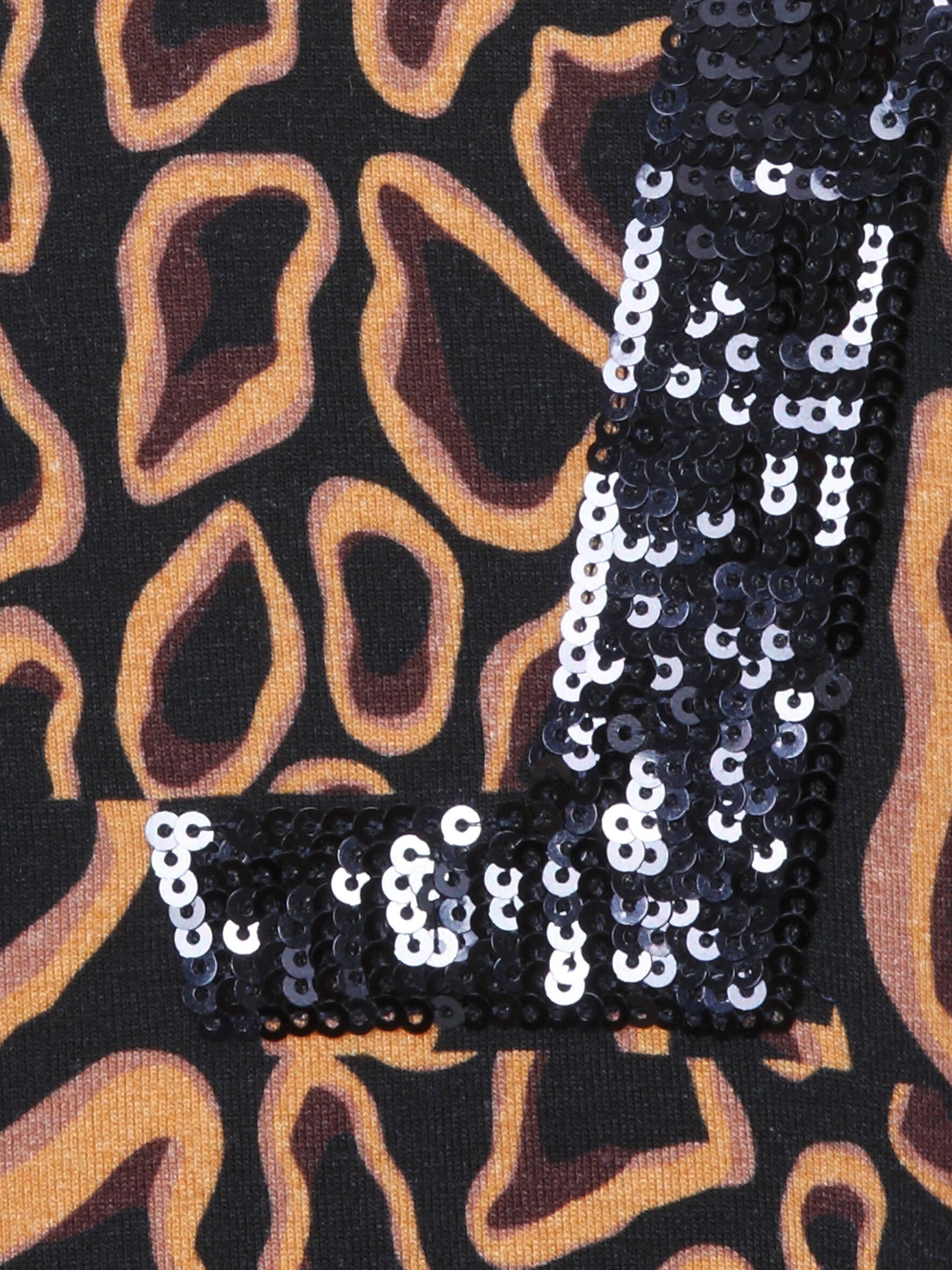 FRAPP Print-Shirt (1-tlg) mit grafischem Muster