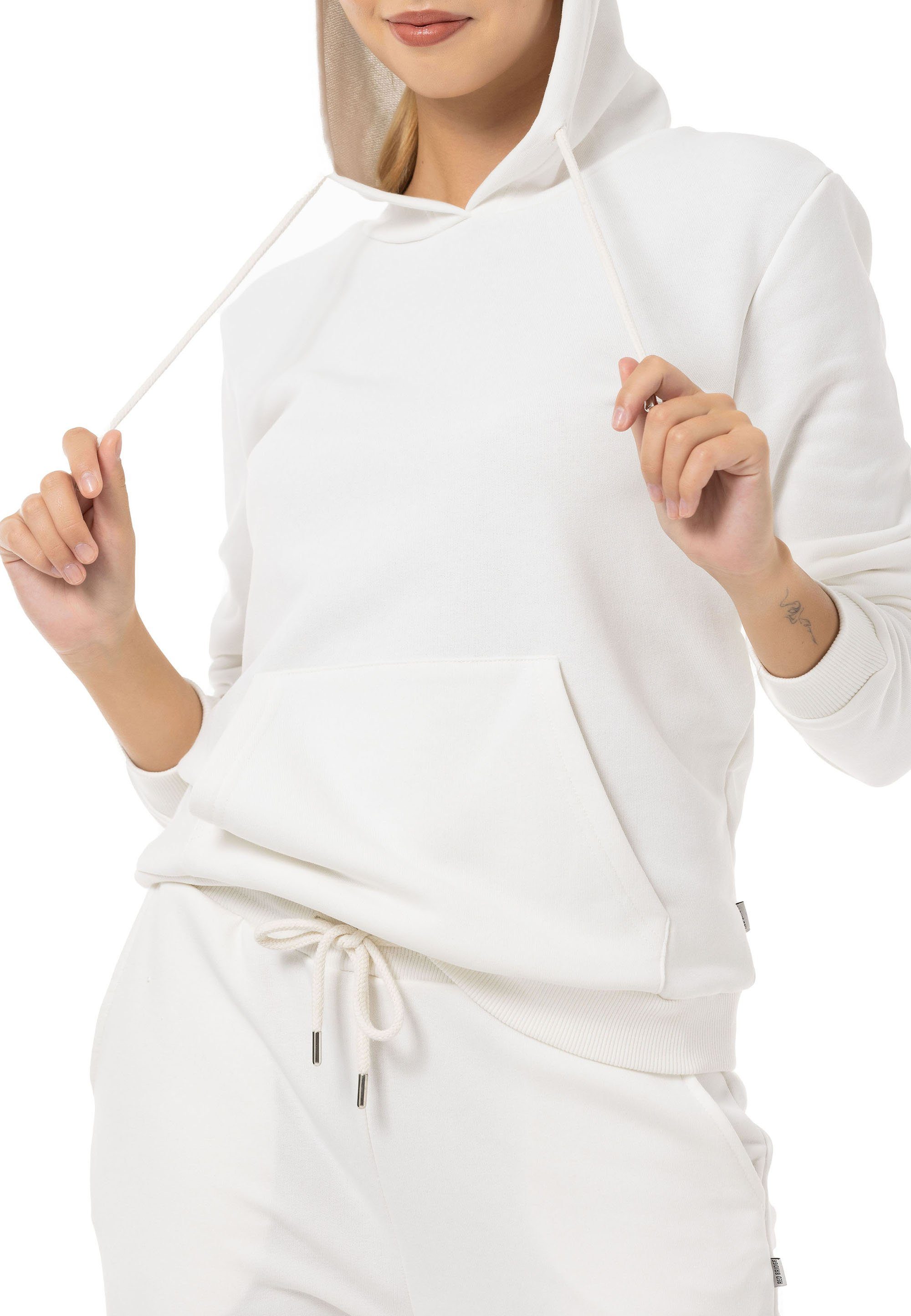 RedBridge Kapuzensweatshirt Premium Hoodie mit Kängurutasche Basic
